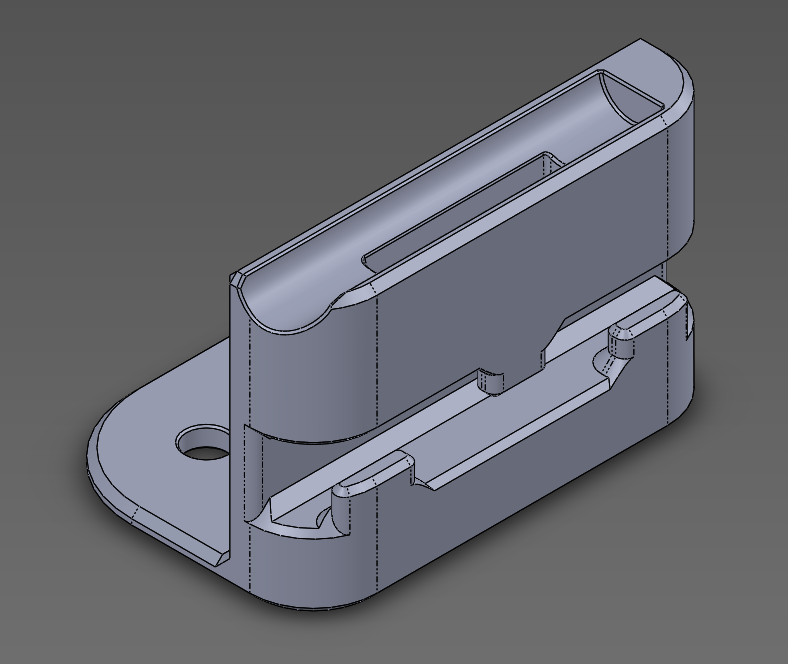 Surface power cable Mount