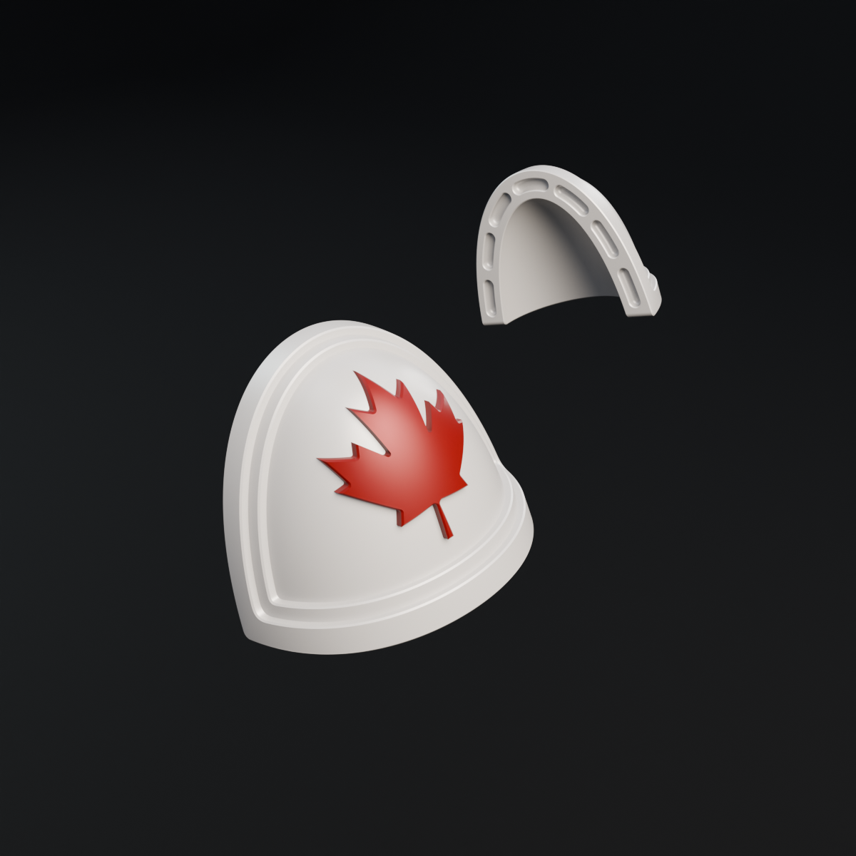 Canada leaf pauldron