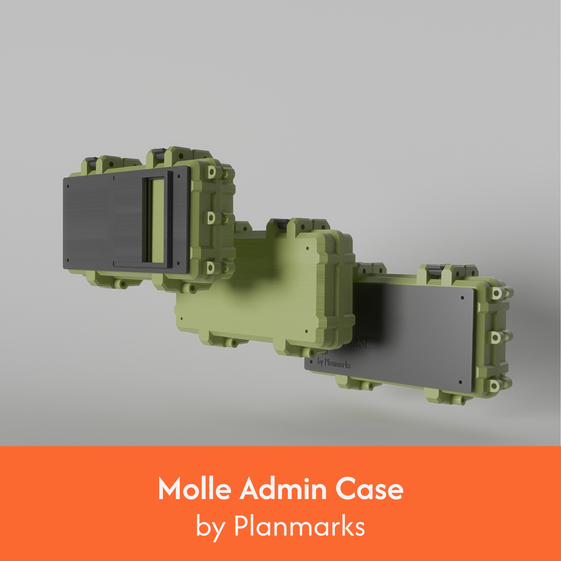 Rugged Molle Admin Case/Pouch Horizontal/Vertical