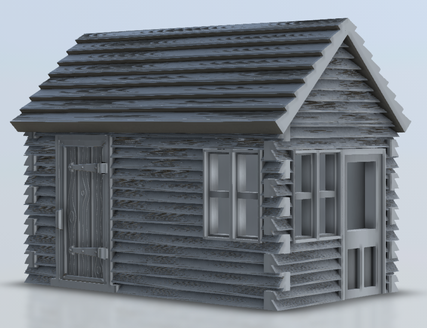 Timber Shed - 28mm Wargame model