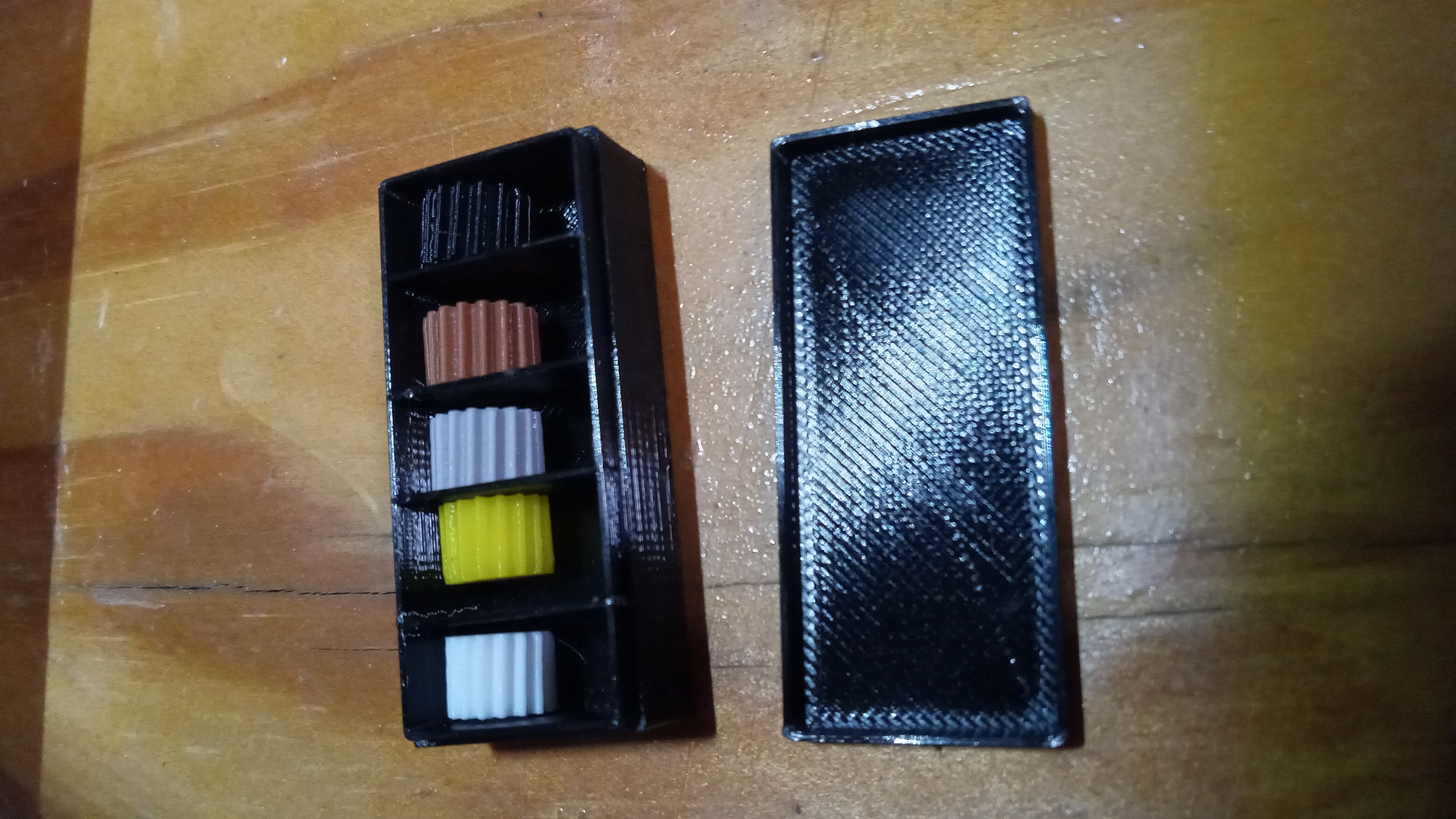 5 slot box for gear organization