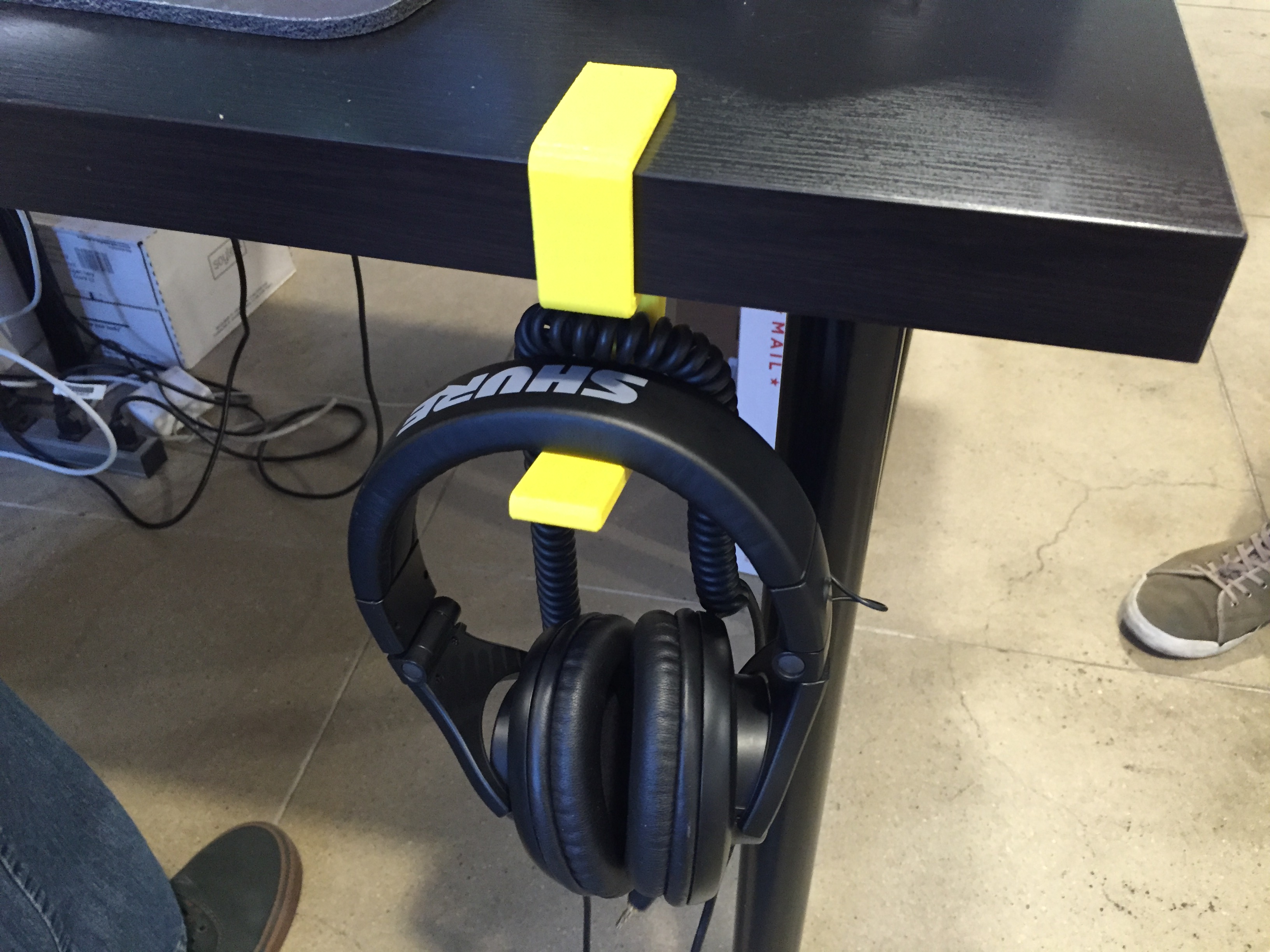 Miniatura 3 do modelo 3D Linnmon Table Headphone Hanger