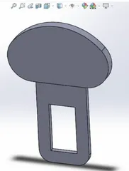 STL file anti-alarm buckle seat belt 💺・3D print design to