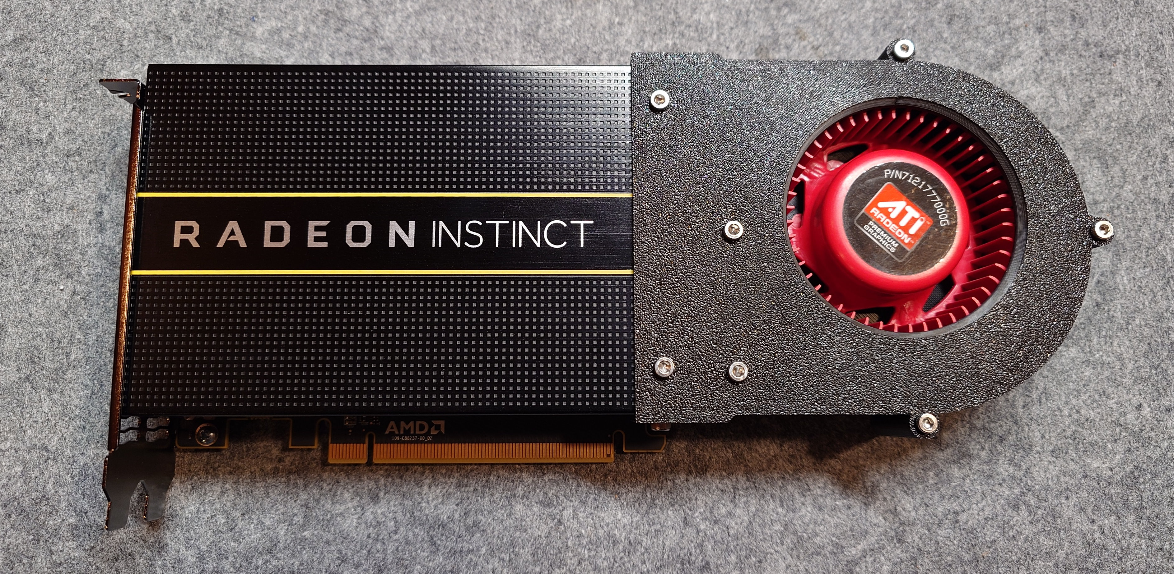 AMD Radeon Instinct MI8 Blower Fan Casing (CF1275-B30H-C002)