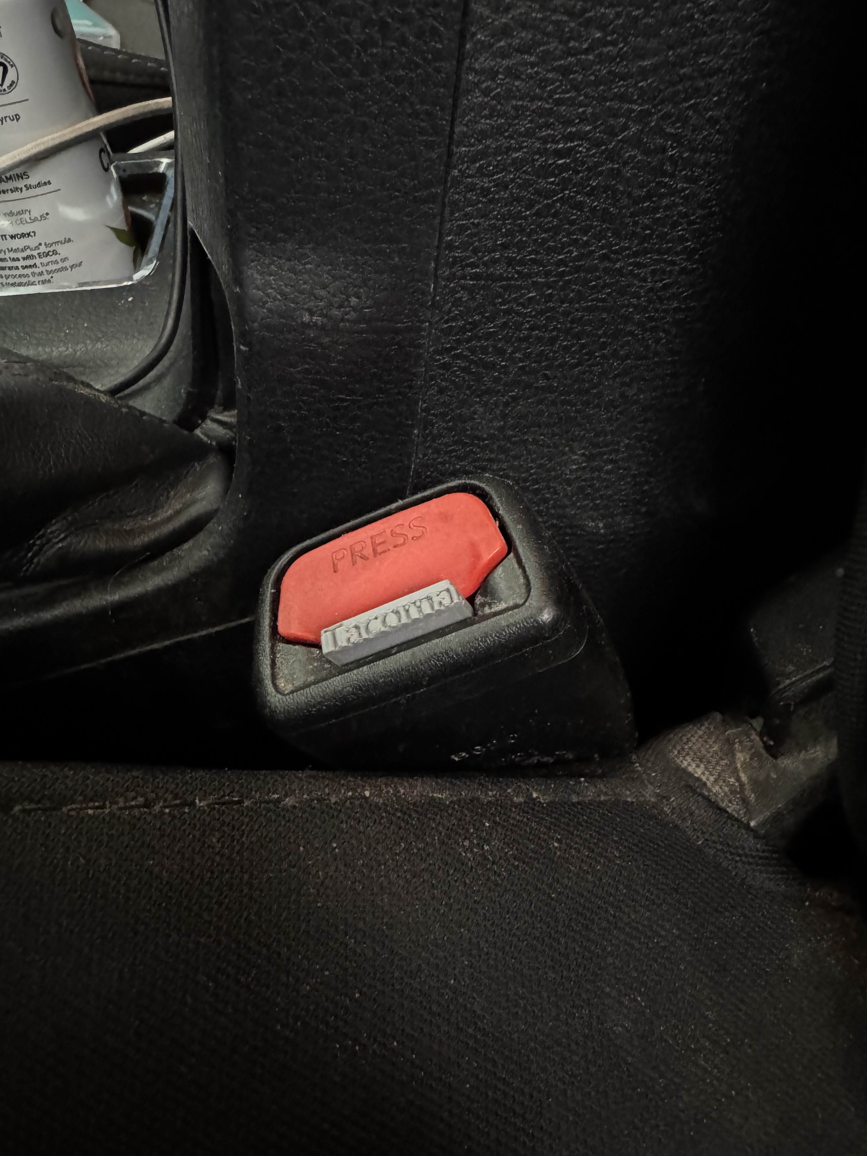 Low Profile Tacoma Seatbelt Silencer