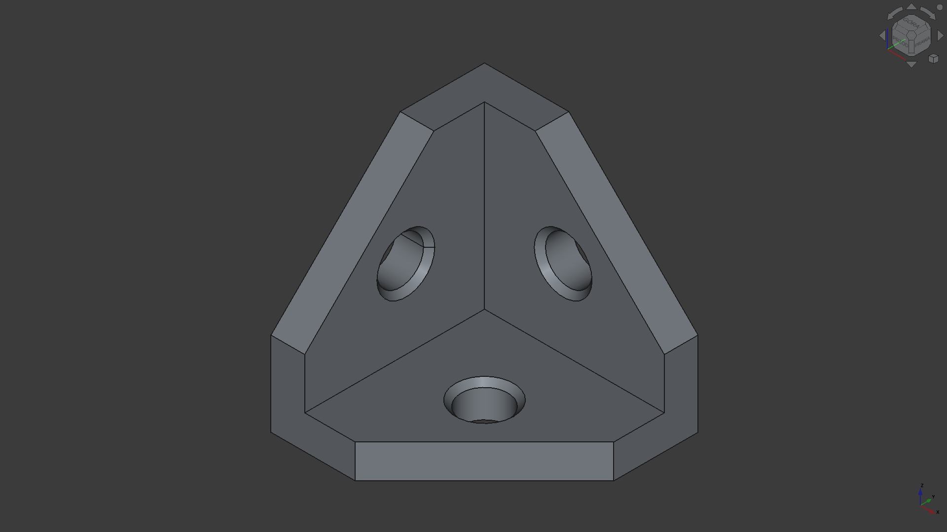 Corner bracket for 4040 profile