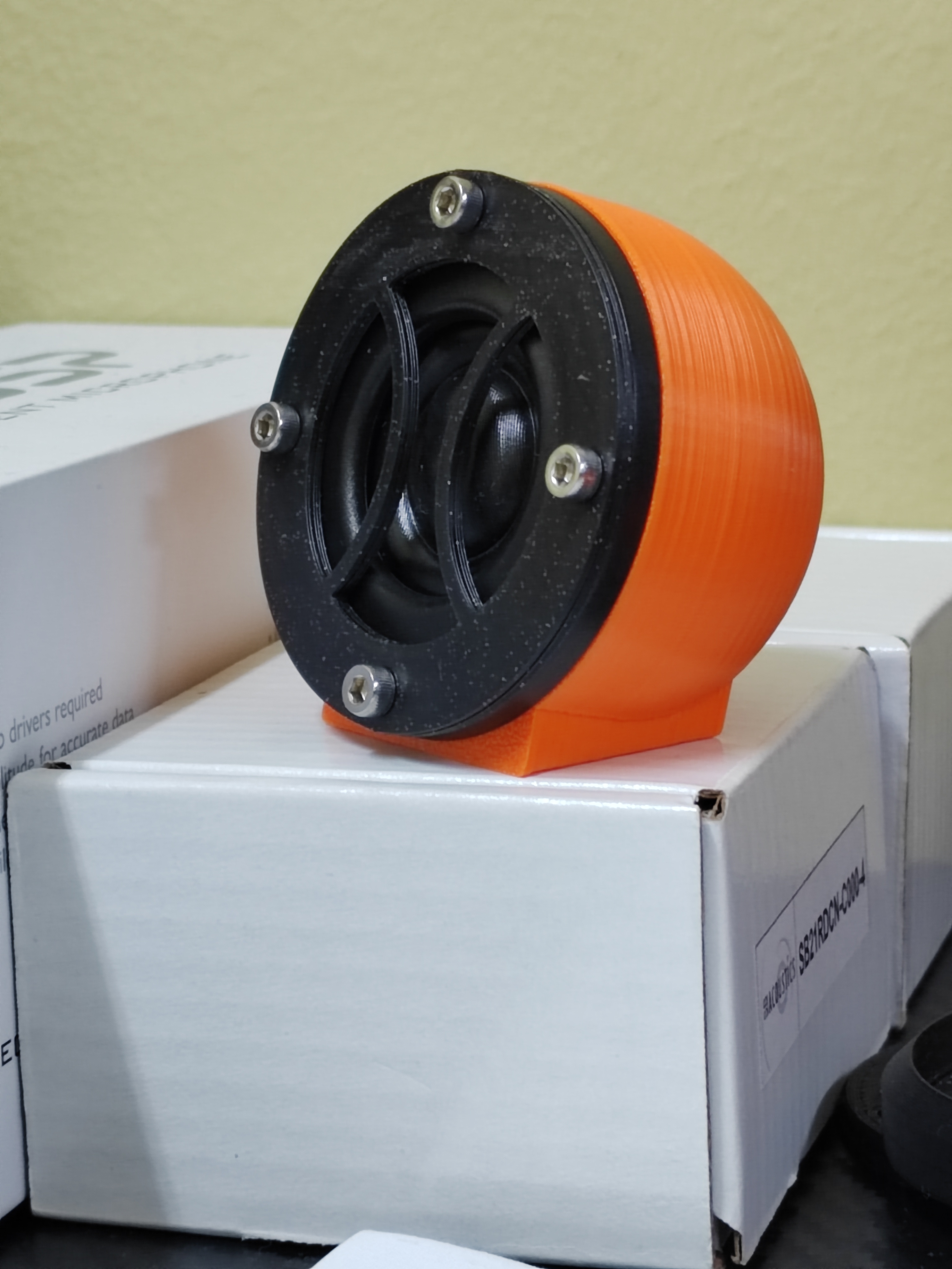 Tweeter Pod for SB Acoustic SB21RDNC/SB21SDNC (25 degree angle)
