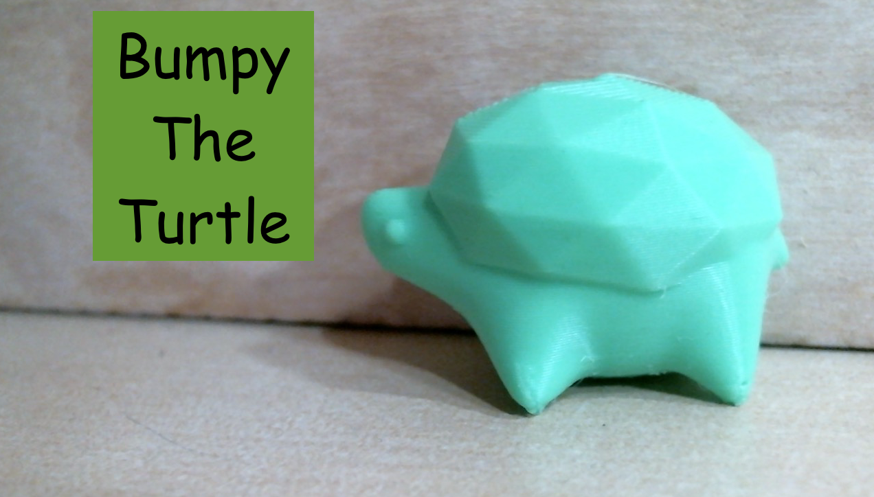 Miniatura 2 do modelo 3D Bumpy The Turtle