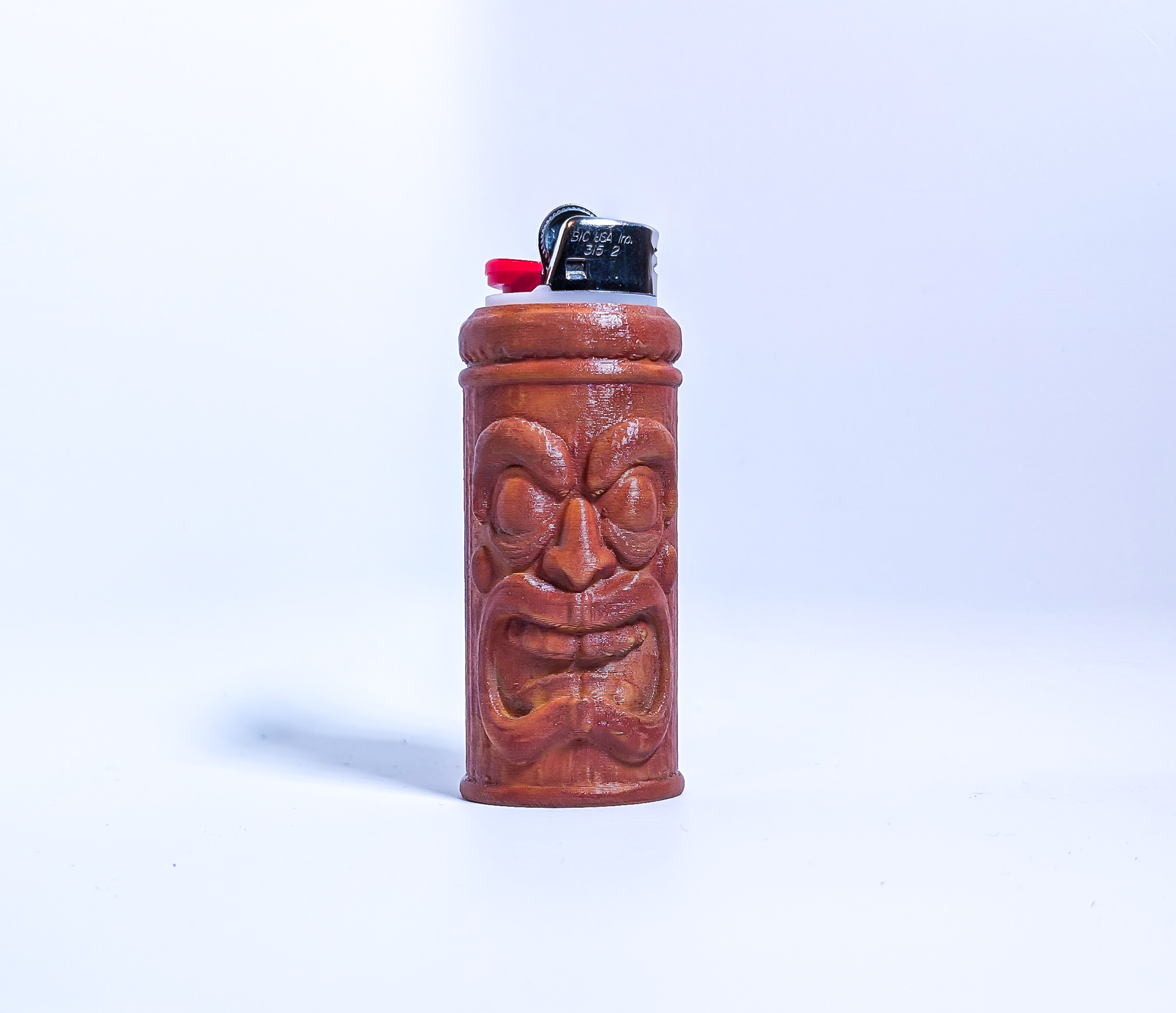 Tiki Mug Style Bic Sleeve
