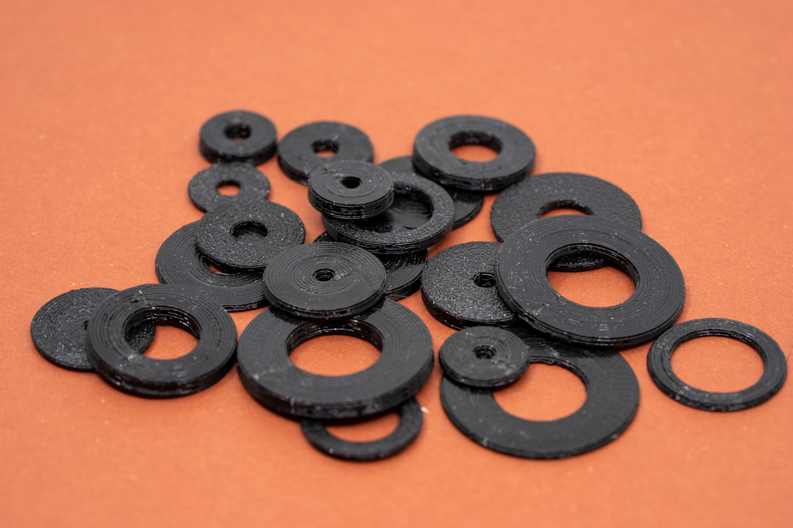 Functional Washers for PETG/ASA – Various Sizes – LR Basics