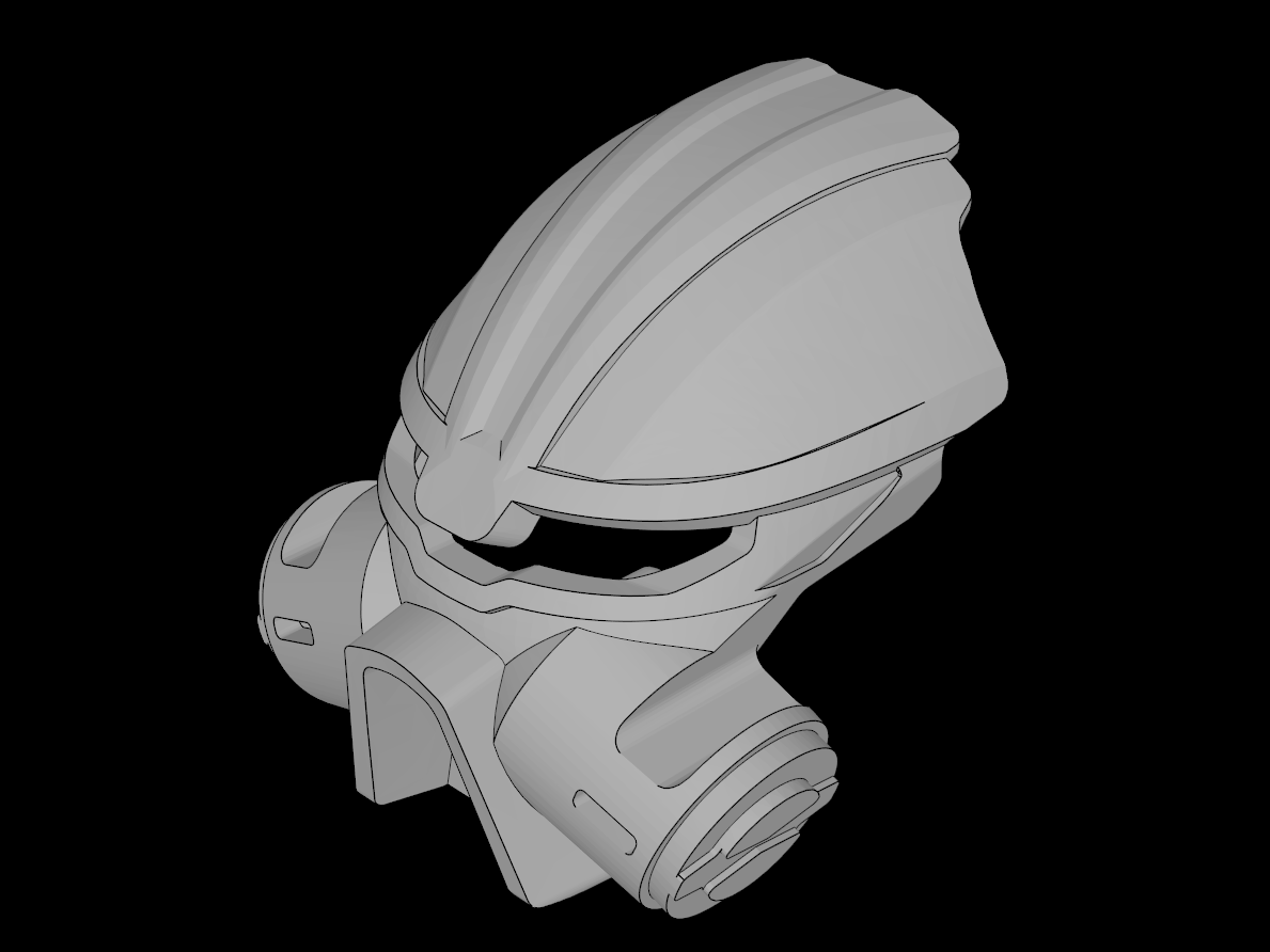 Lego Compatible (47327.dat) Bionicle Compatible Mask Kiril (Pehkui)