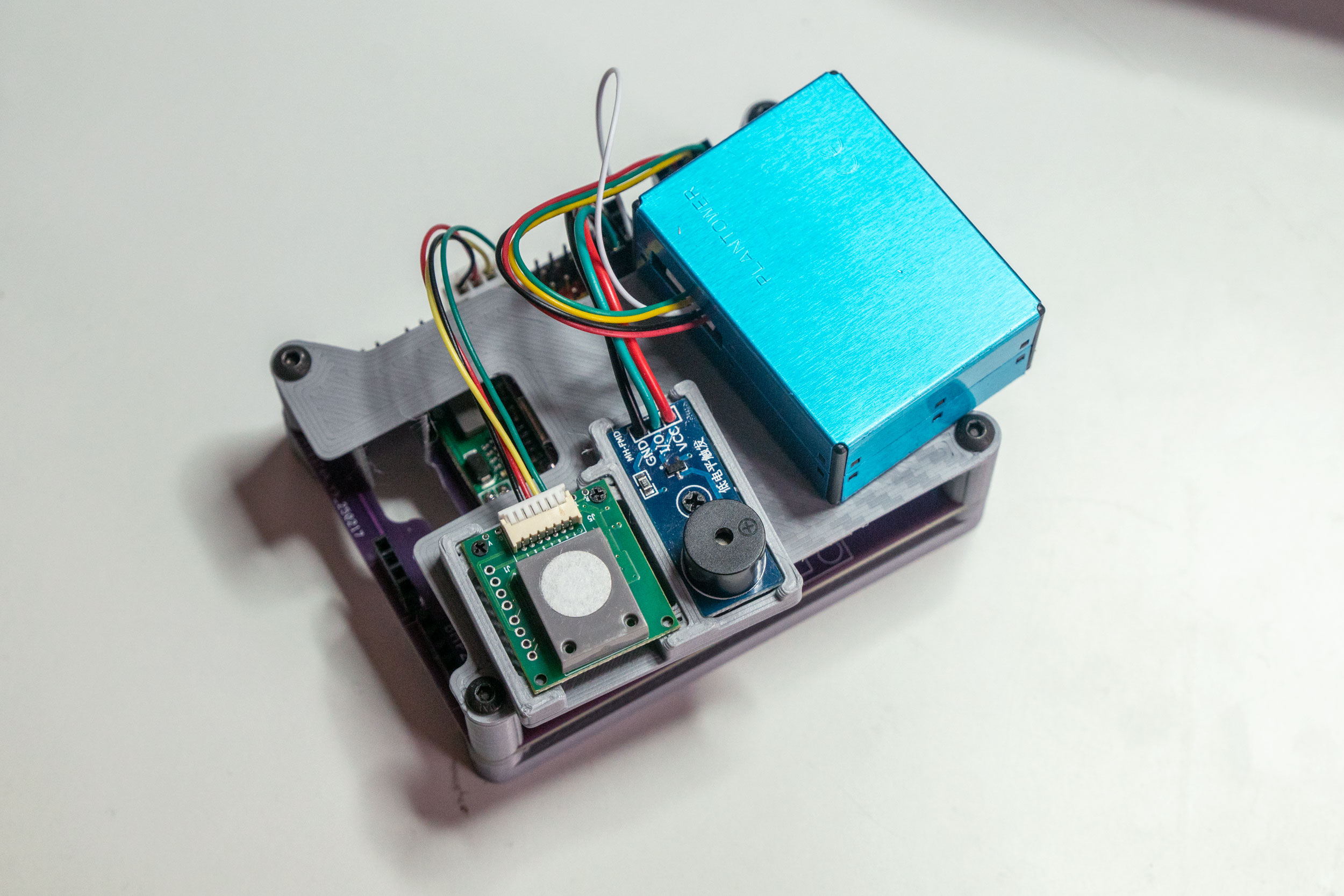 ZE08 CH2O Sensor Mount Base + Buzzer for Sensorbox v2 — thumbnail 5