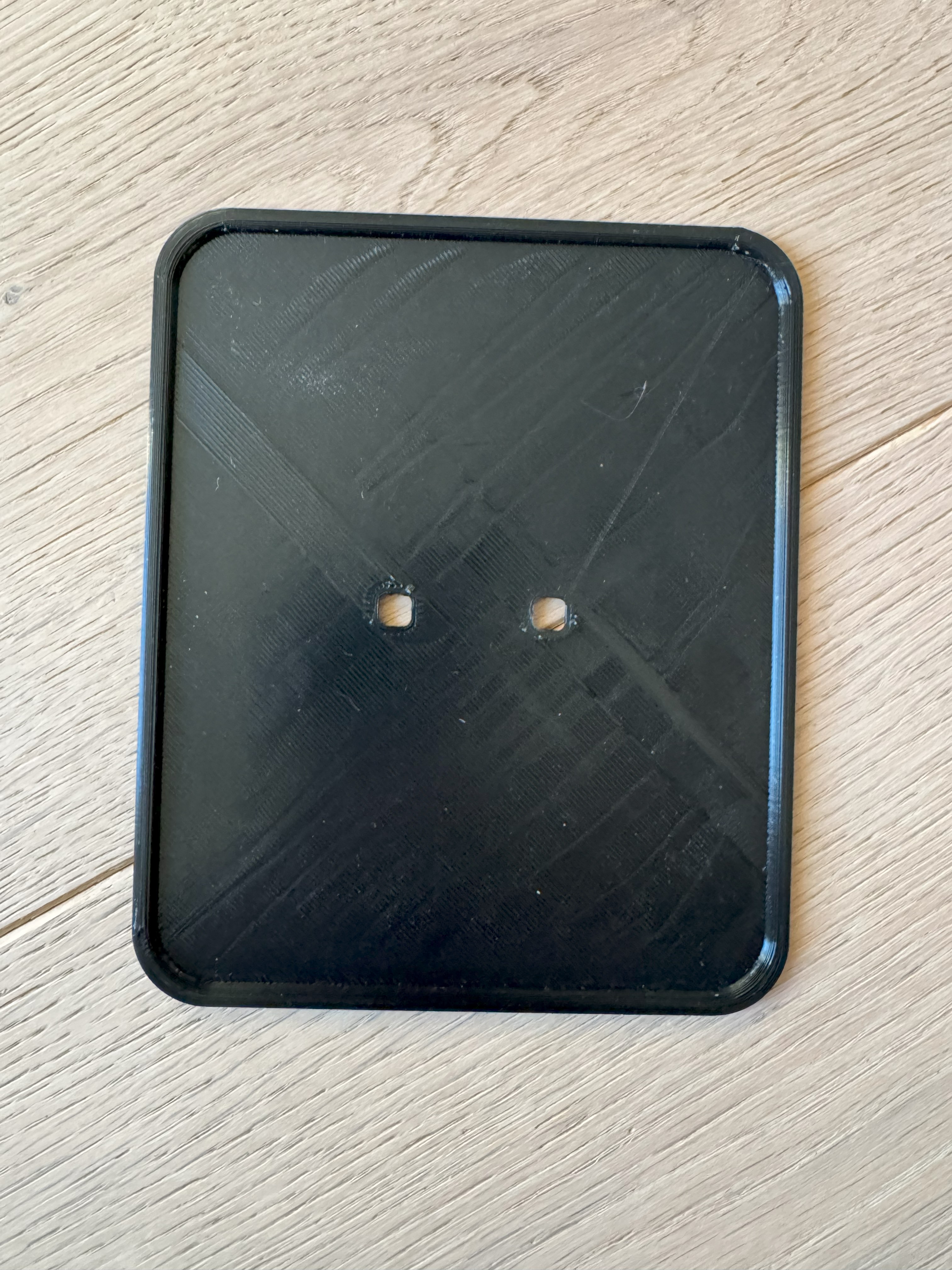 Frame for scooter license plate - Unterlage für Versicherungskennzeichen