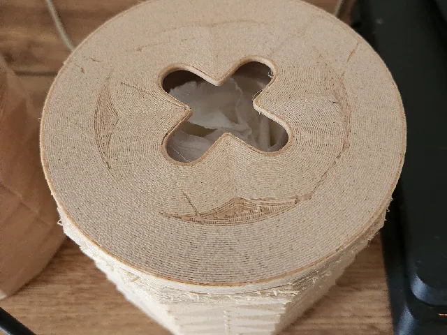 Toilet paper tissue box lid, different opening
