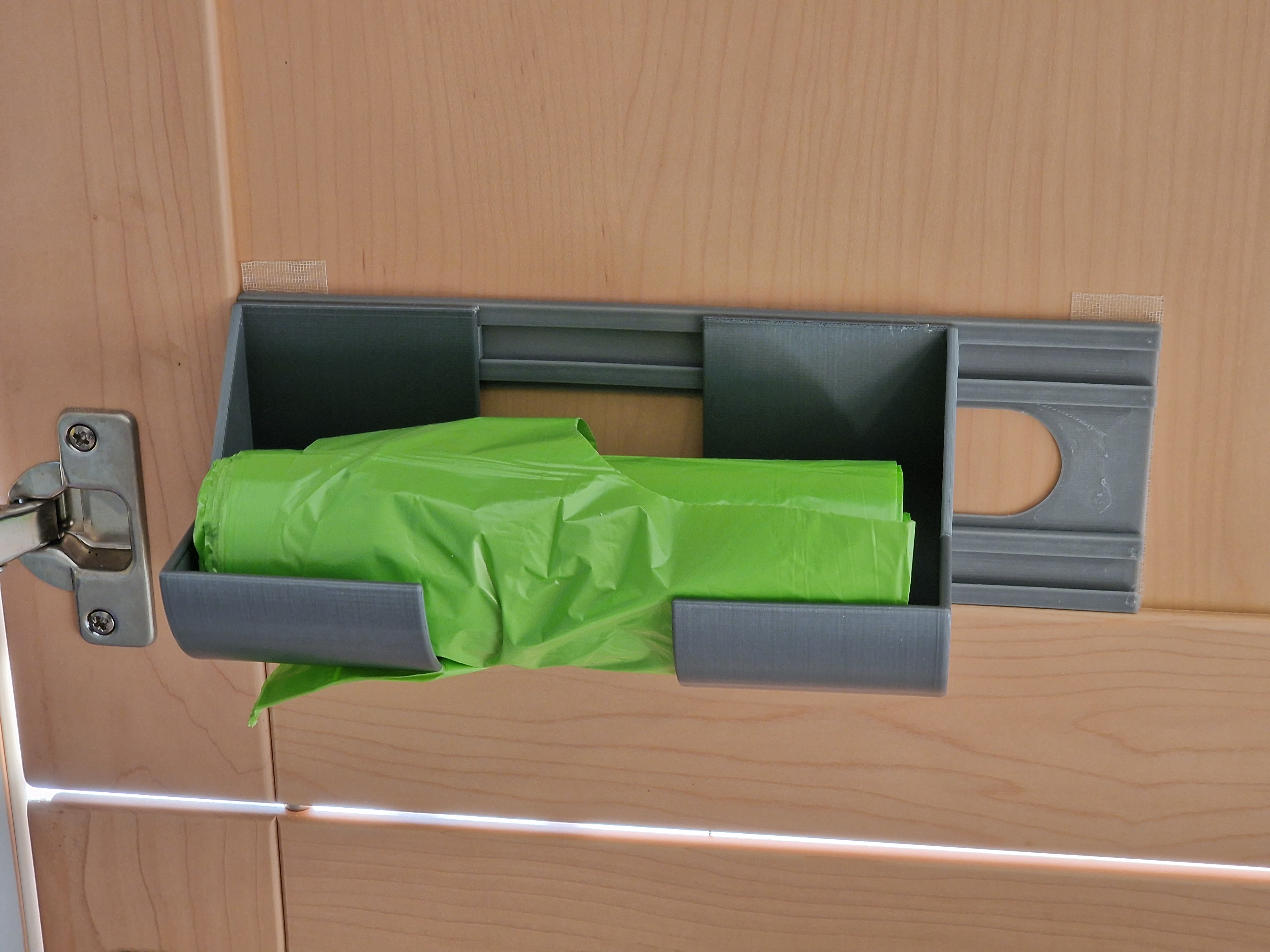 Trash Bag Holder With Adjustable Width (updated!)