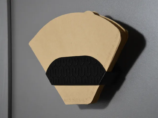 On-Wall No. 4 Filter Holder - Wavy Design
