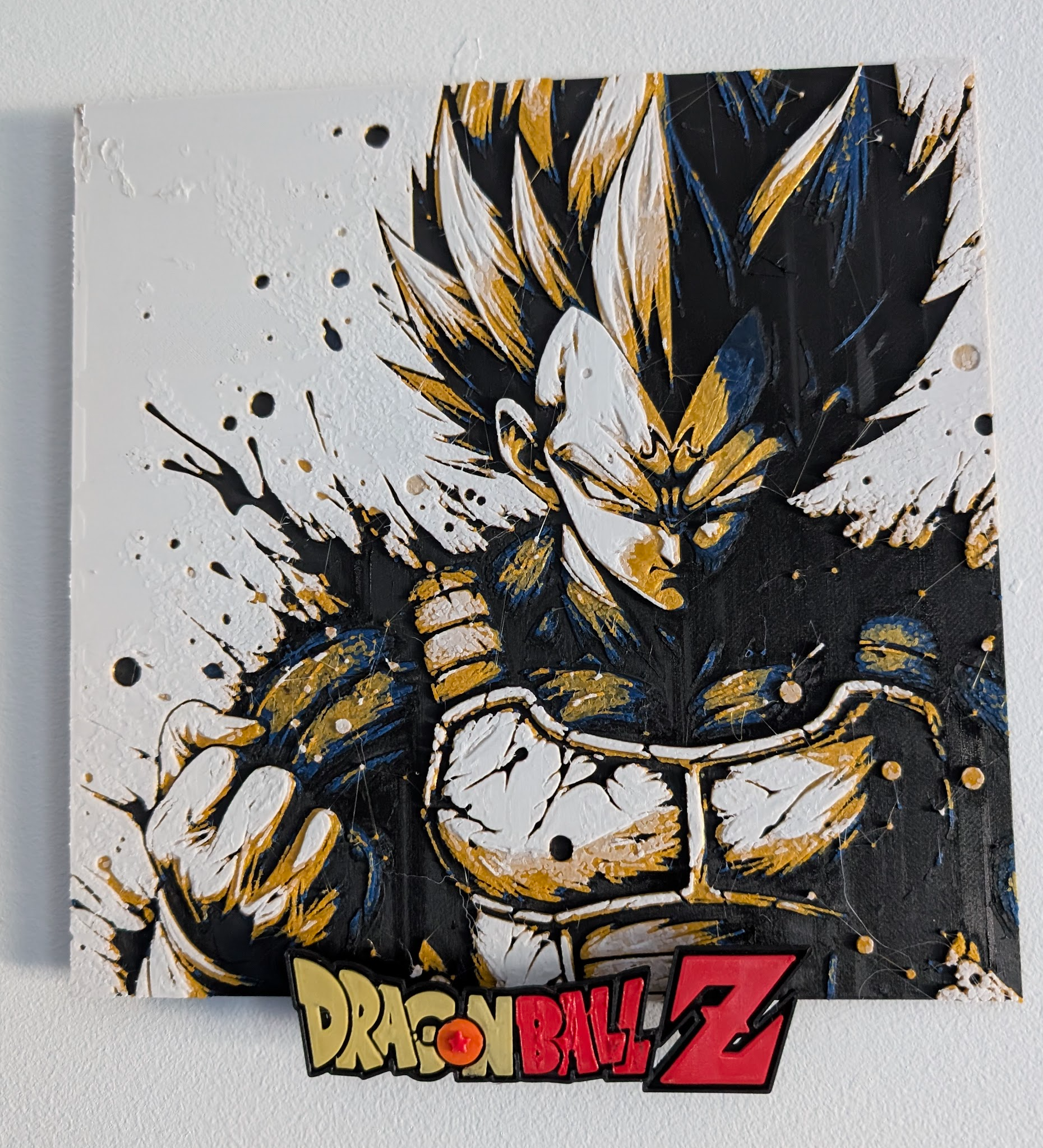 Dragon Ball Z - Majin Vegeta Graffiti - Hueforge