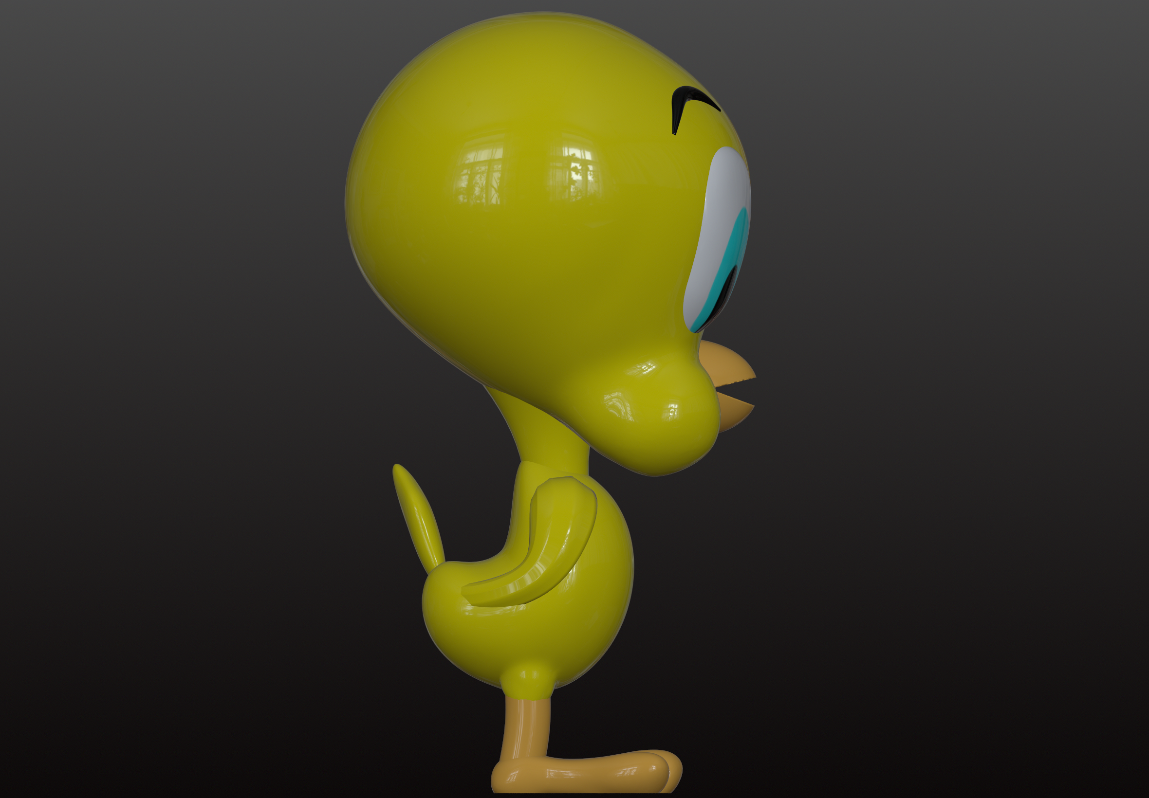 Miniatura 3 do modelo 3D Tweety Bird