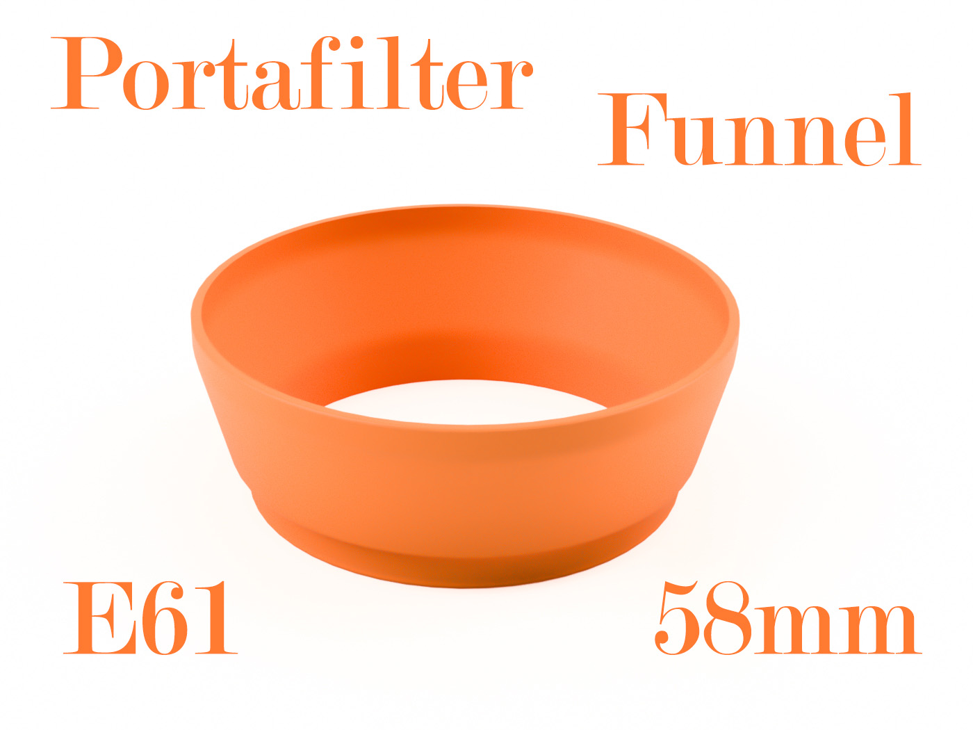 E61 (58 mm) Portafilter funnel.