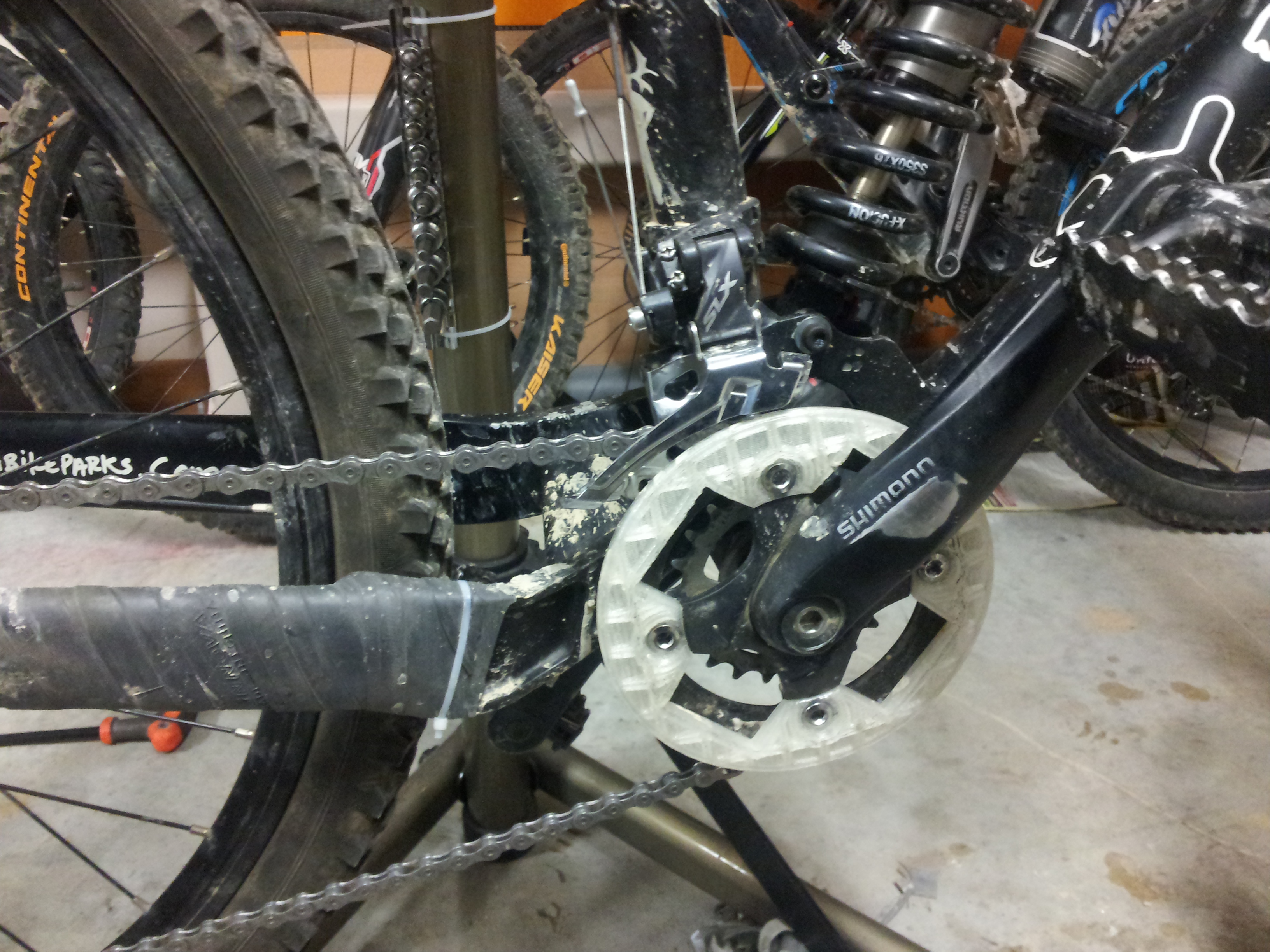 Miniatura 2 do modelo 3D Bash Guard Chainring
