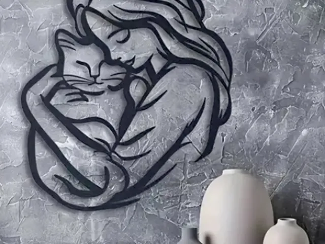 Love Cats Wall Decor