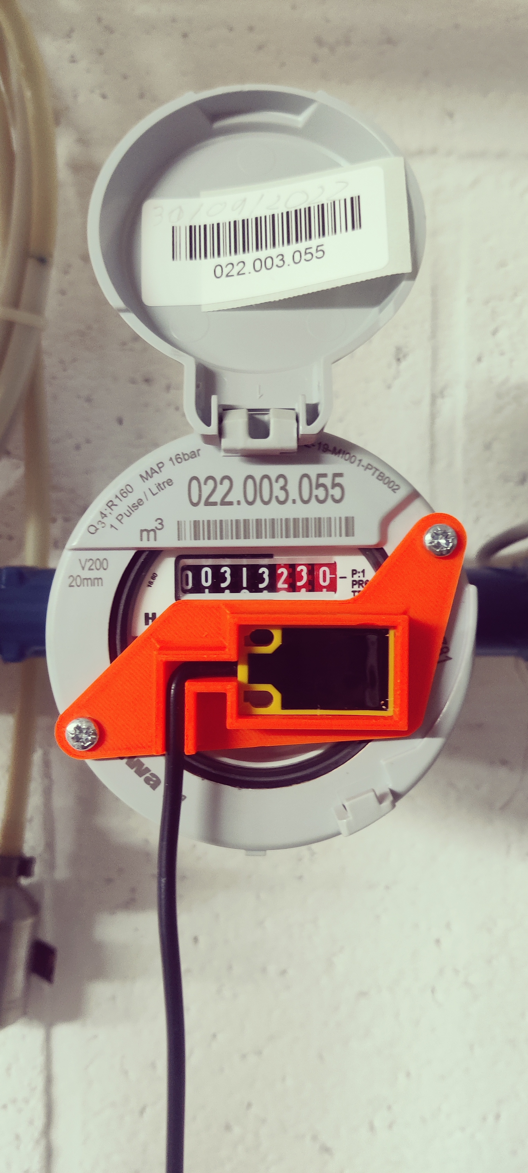 Smart Gateways - Water Meter Gateway holder for Elster/Honeywell v200 watermeter