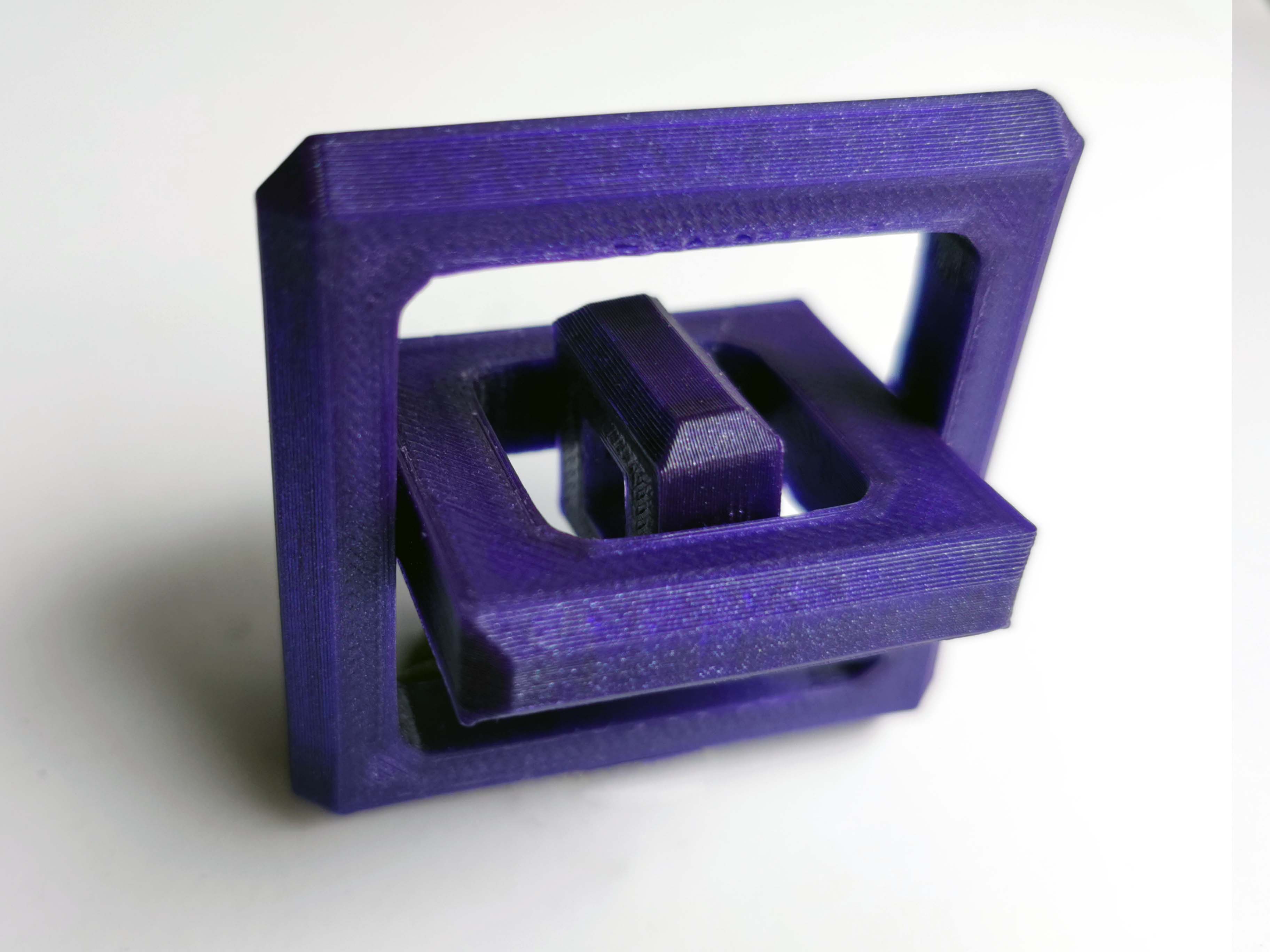 Miniatura 4 do modelo 3D Rotating Squares Fidget