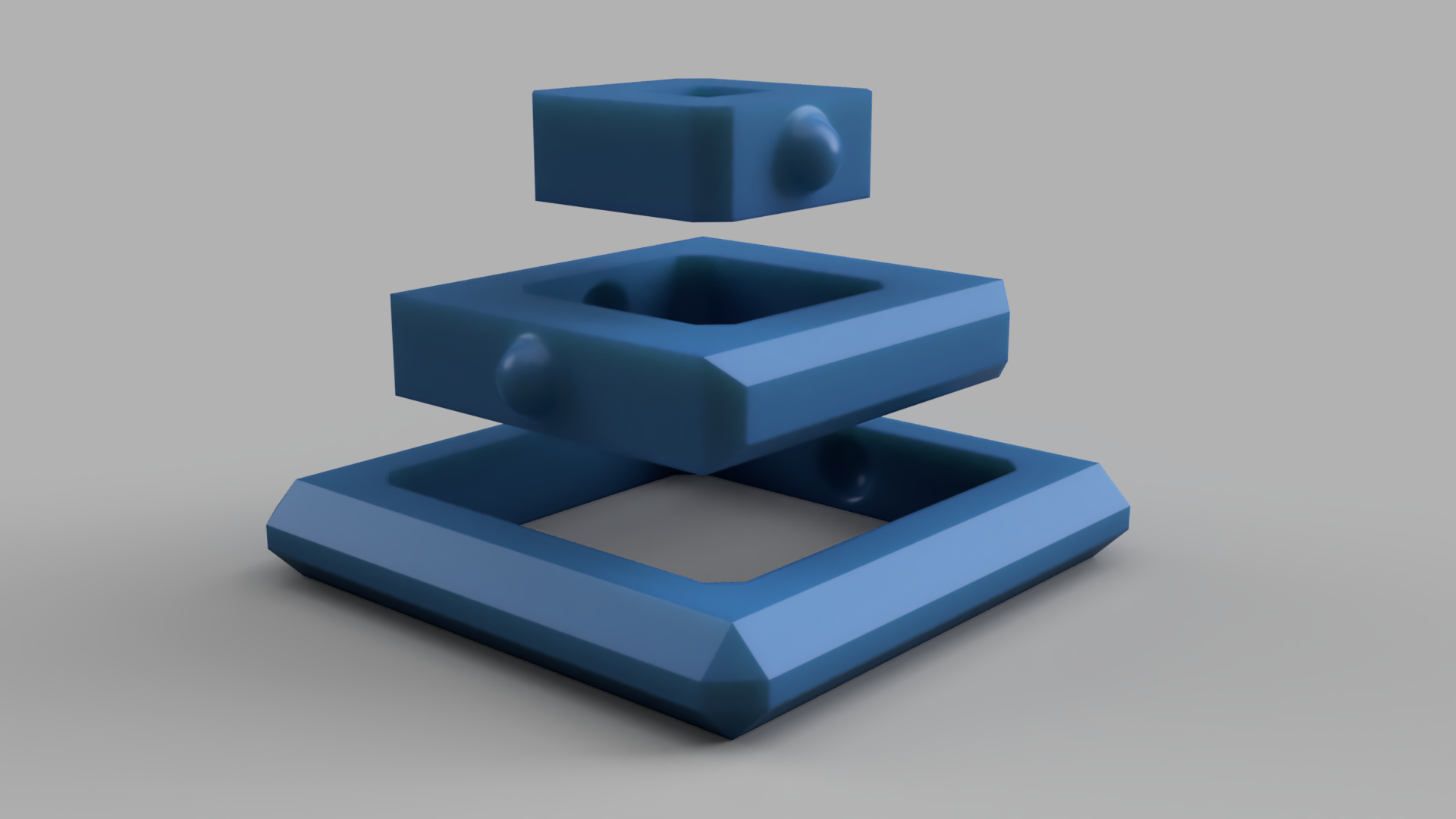 Miniatura 5 do modelo 3D Rotating Squares Fidget