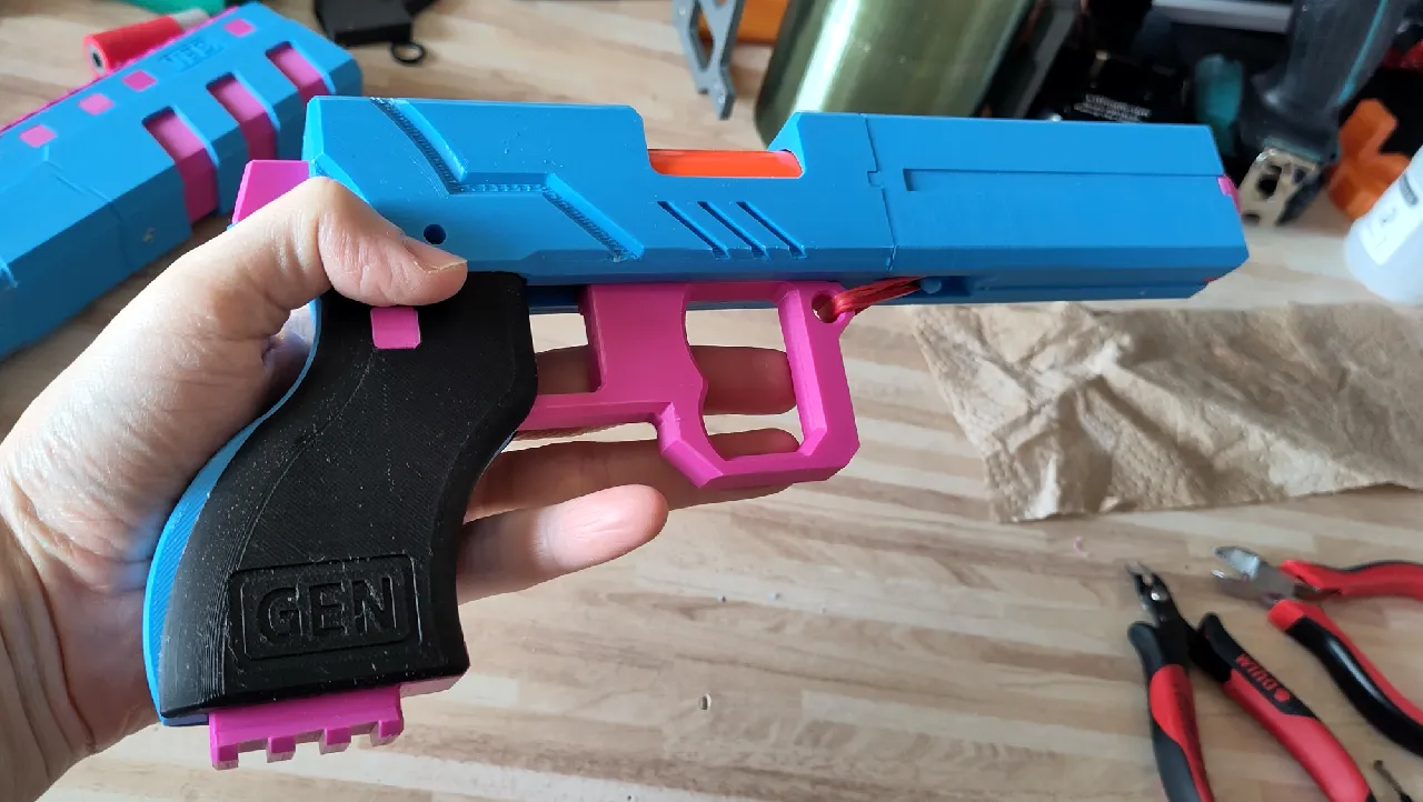REDSHOT10ml×2箱無し X-Shot Micro 2.0 Reshell 2 - Double Action v1.3 by Domochevsky
