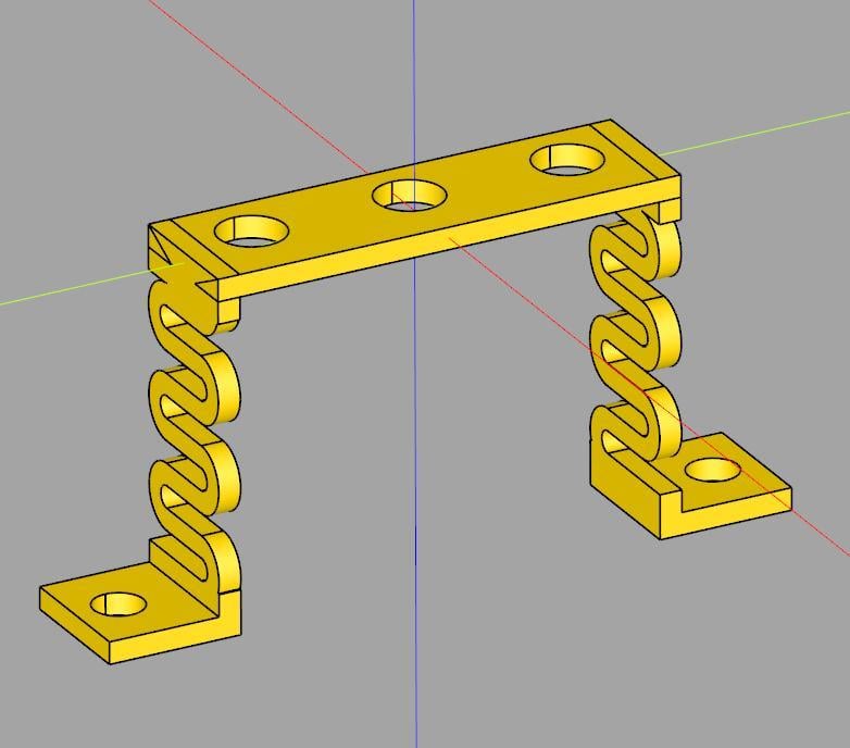 Springy Hold-Down Bracket
