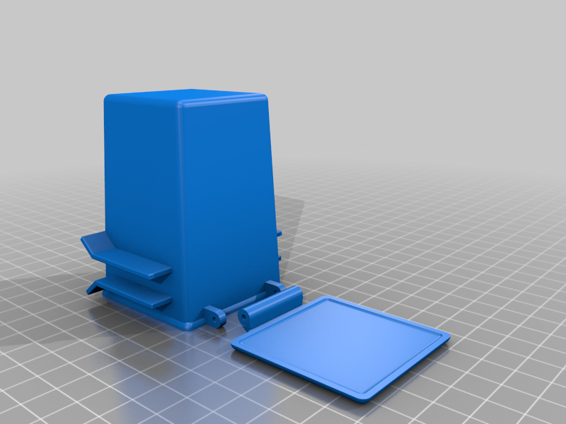 Garbage Can and Lifting Lever for Play-Act Garbage Truck