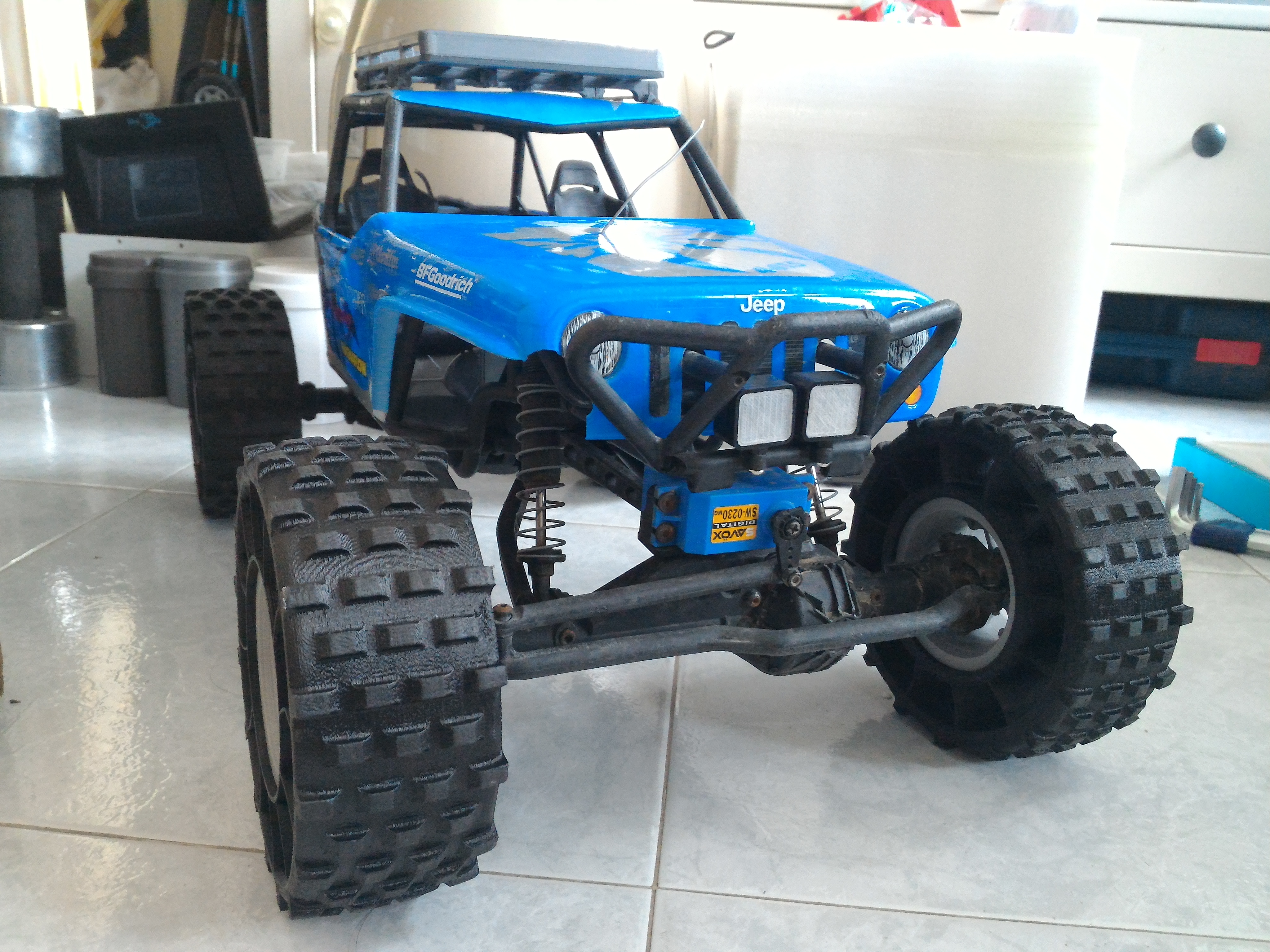 3D Printed Airless RC Off-Road Tire - Free Download