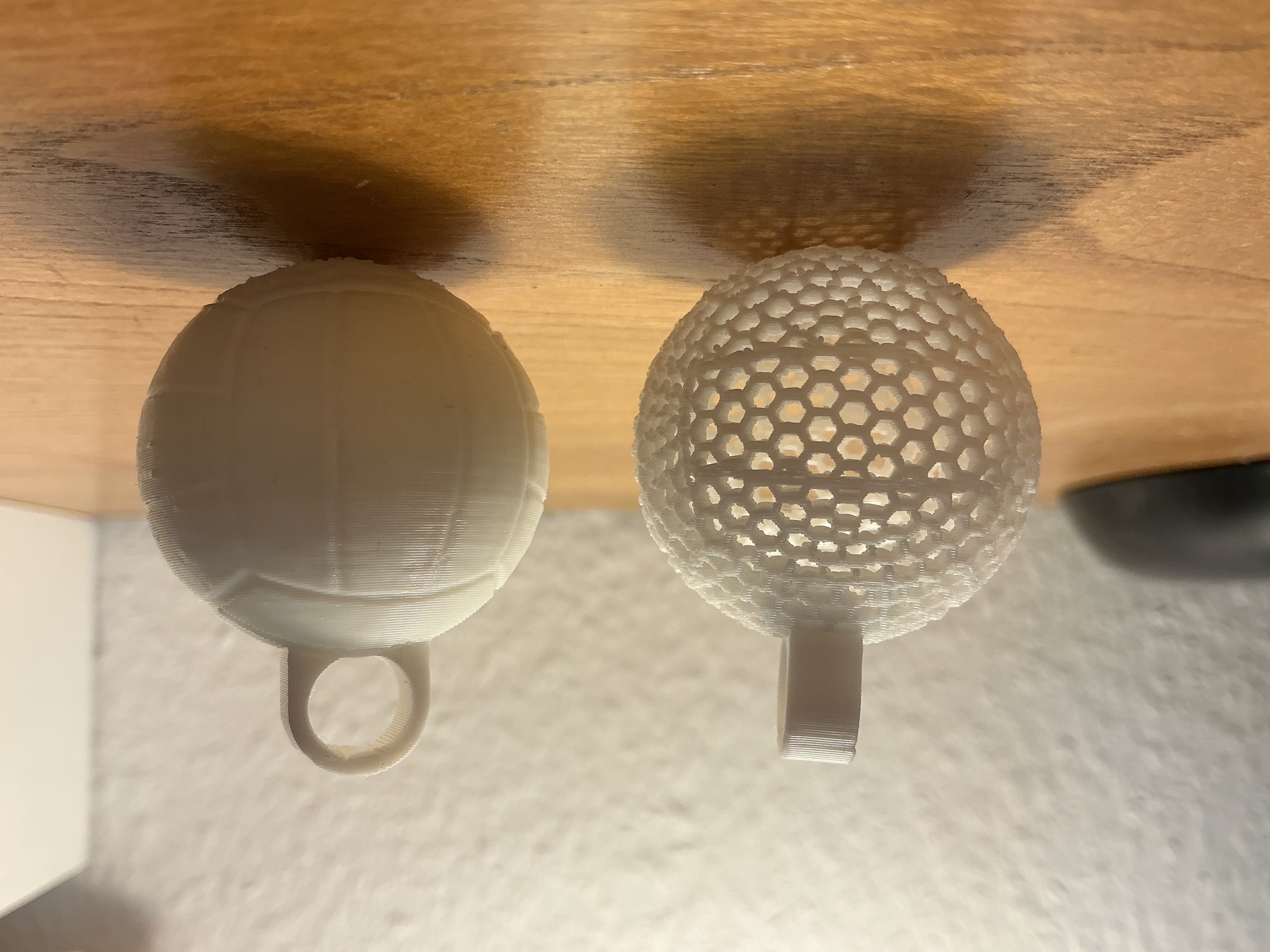 Airless volleyball keychain plus volleyball keychain