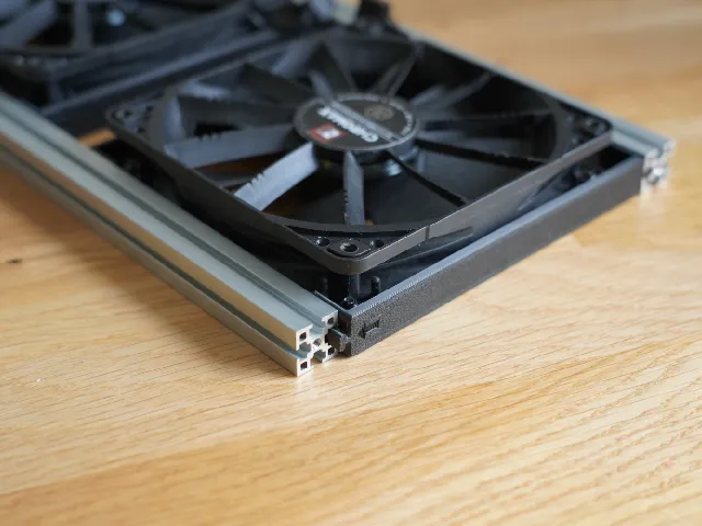 BeamCase - slide in fan bracket