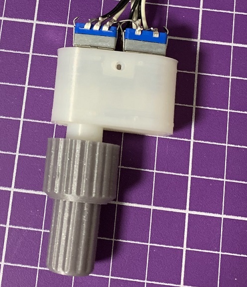 Small Dual Rotary Encoder for EC11 15mm (G1000 and other Panels)