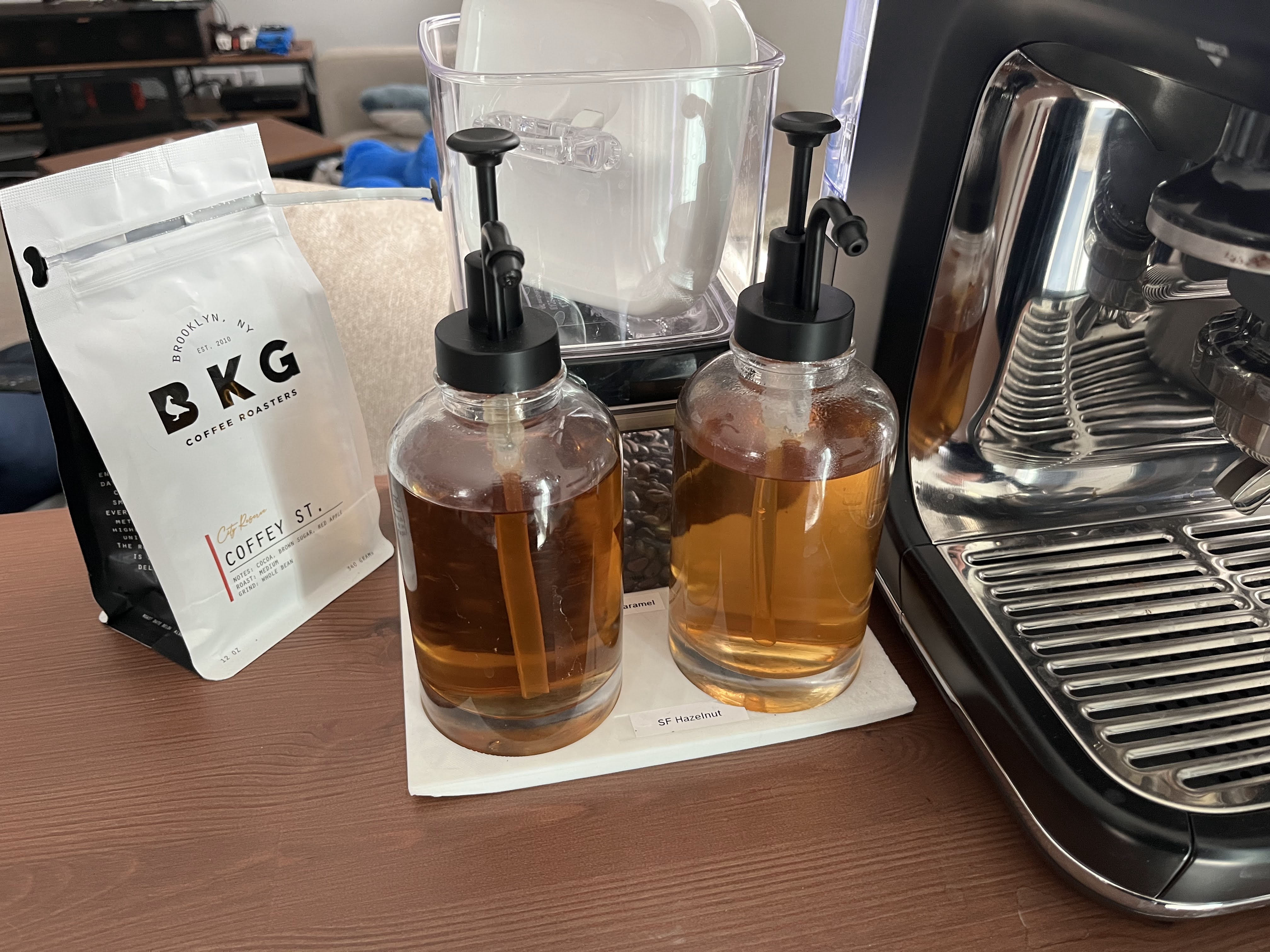 Coffee organizer sidecar