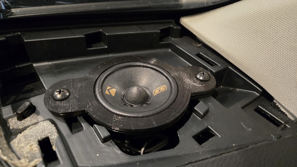 Kicker KSC270 2.75" 2.75" Mid/Tweeter Speaker Bracket for 2018 Subaru Legacy Dash Speakers