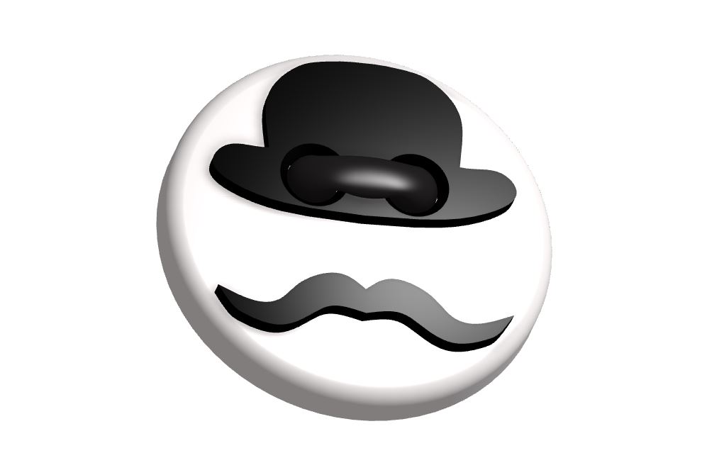 Gentleman button