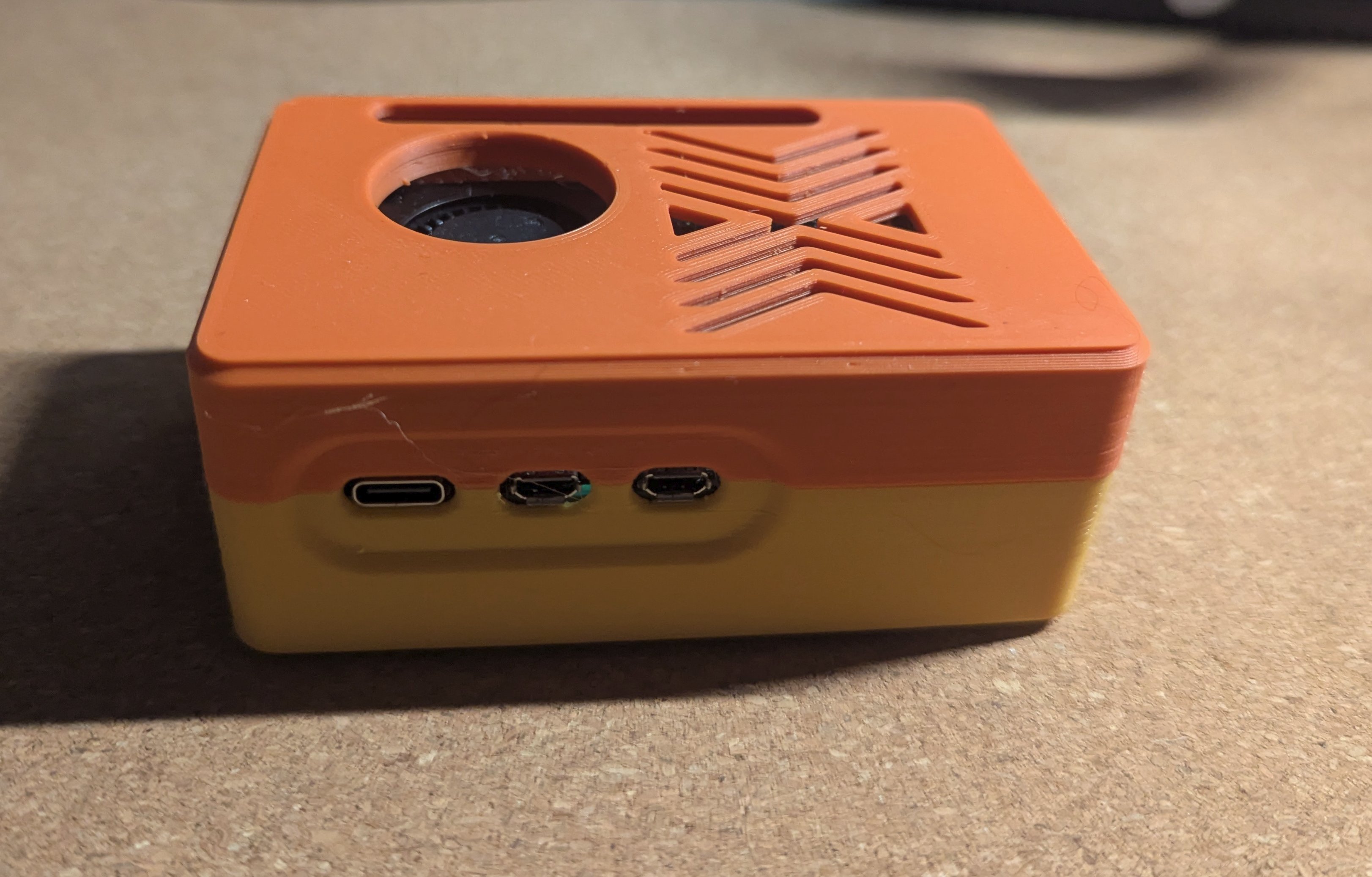 Raspberry Pi5 with NVMe hat tool-less case for Argon THRML Fan