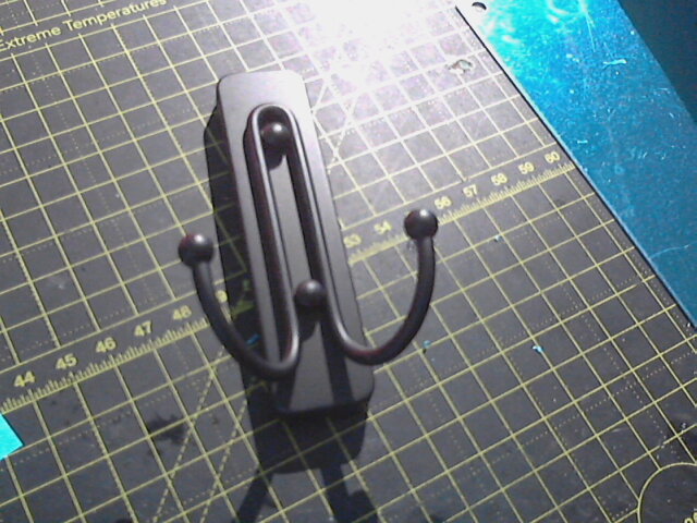 Miniatura 3 do modelo 3D 3M Command strip hook plate - Large