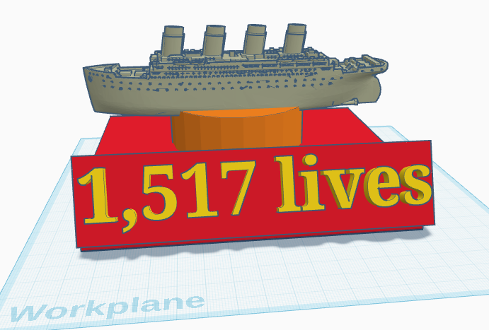 For the people who died in the Titanic's sinking