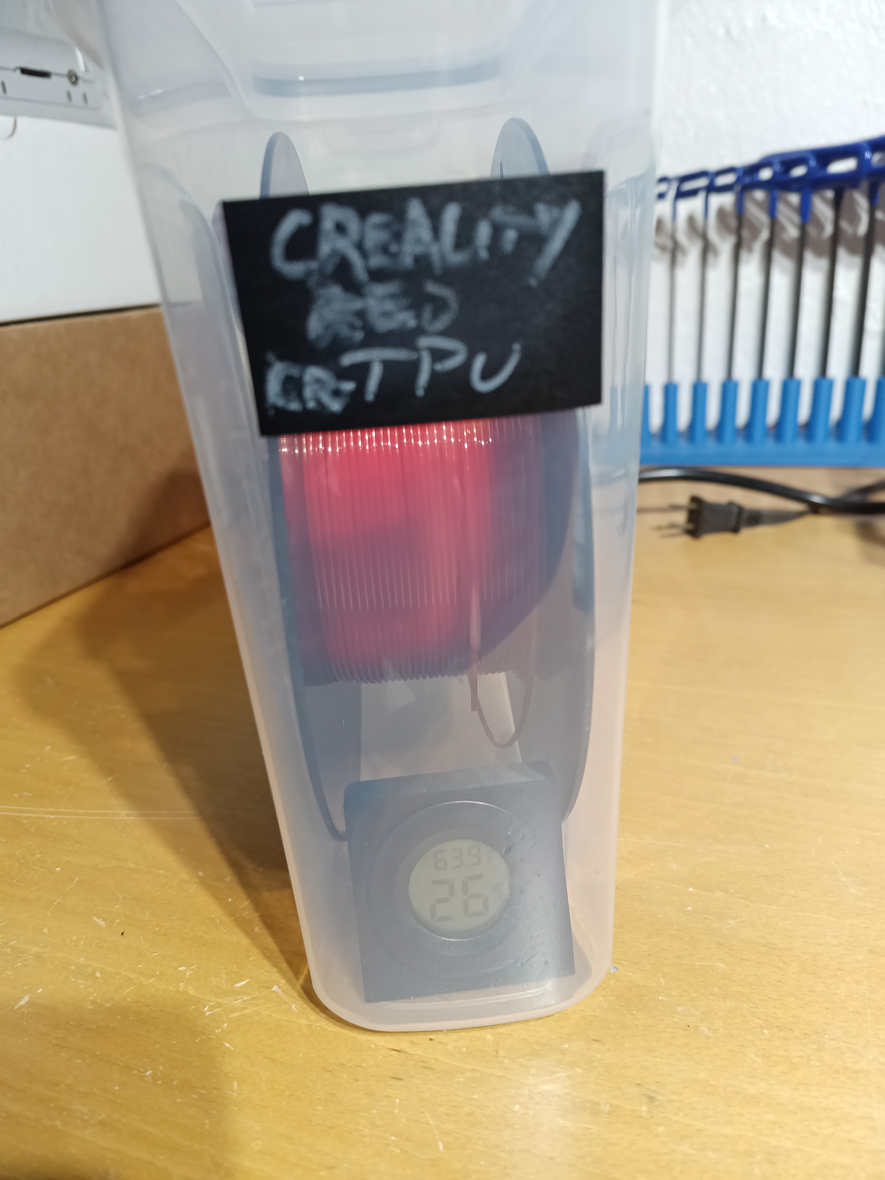 Drybox Hygrometer Stand for cereal containers