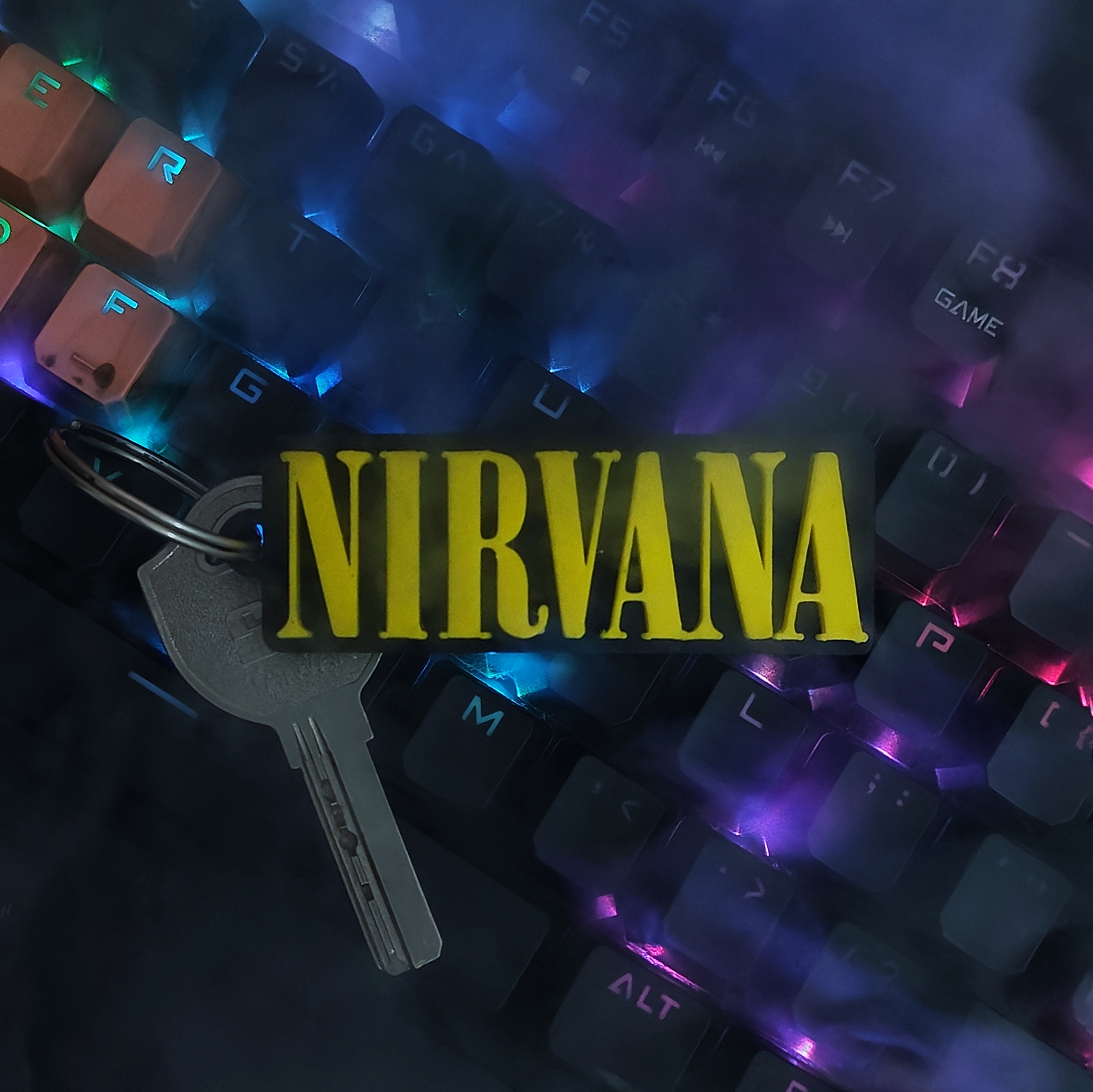Nirvana Keychain