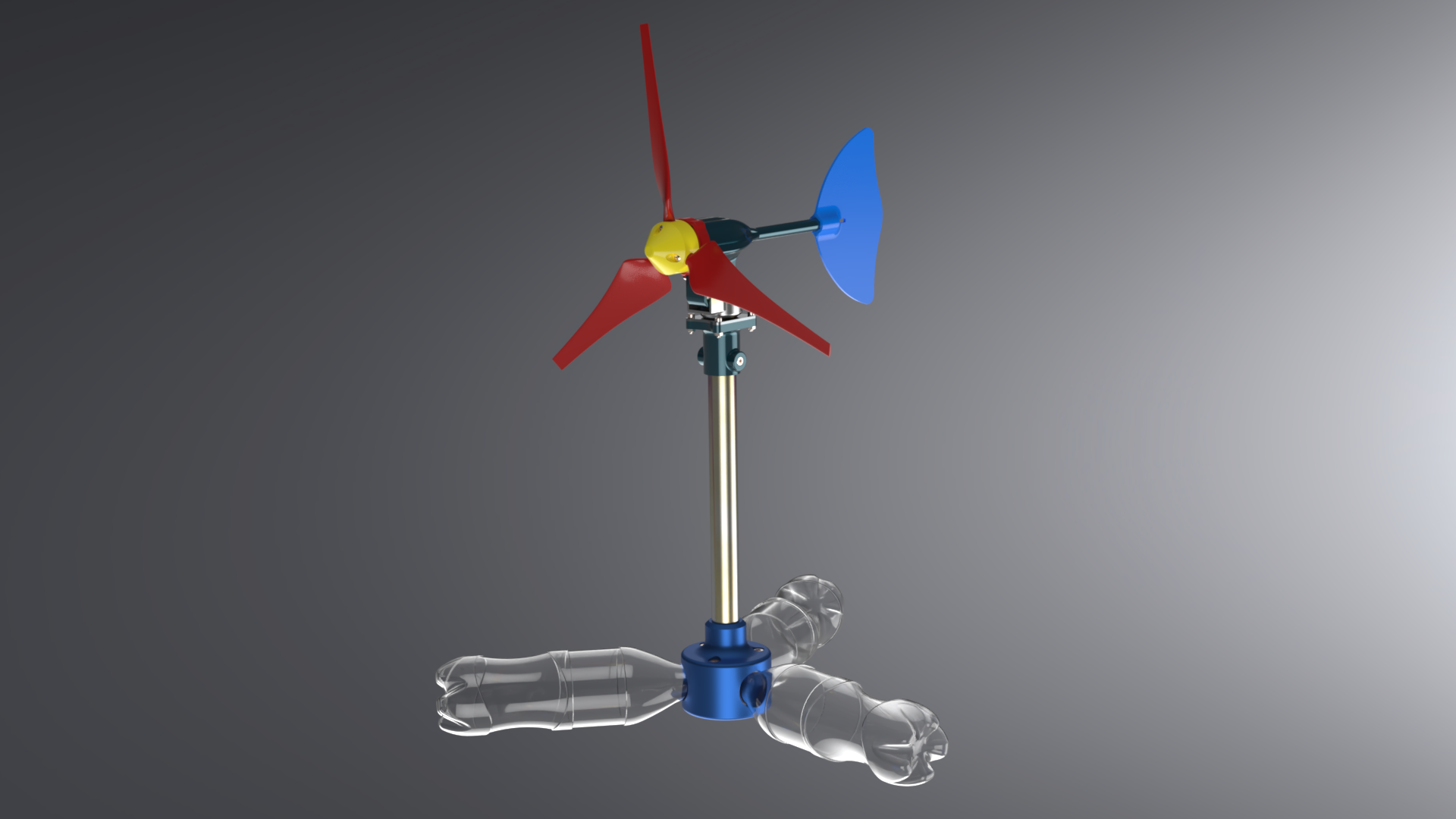 Mini DIY Wind Turbine - Sustainable Energy with Recycled Materials