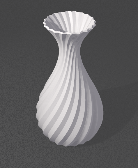 a basic cool flower vase