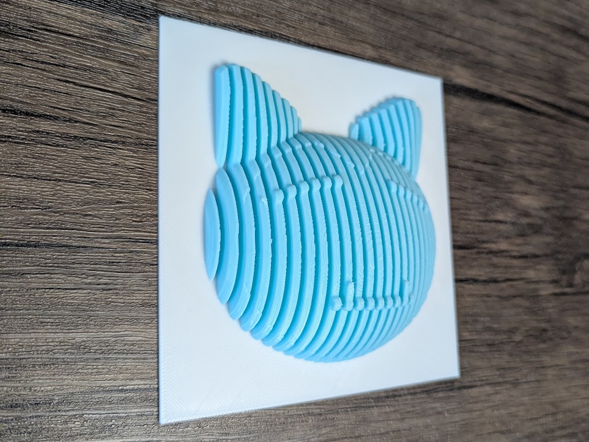 Snorlax Layered Sculpture | Wall Art