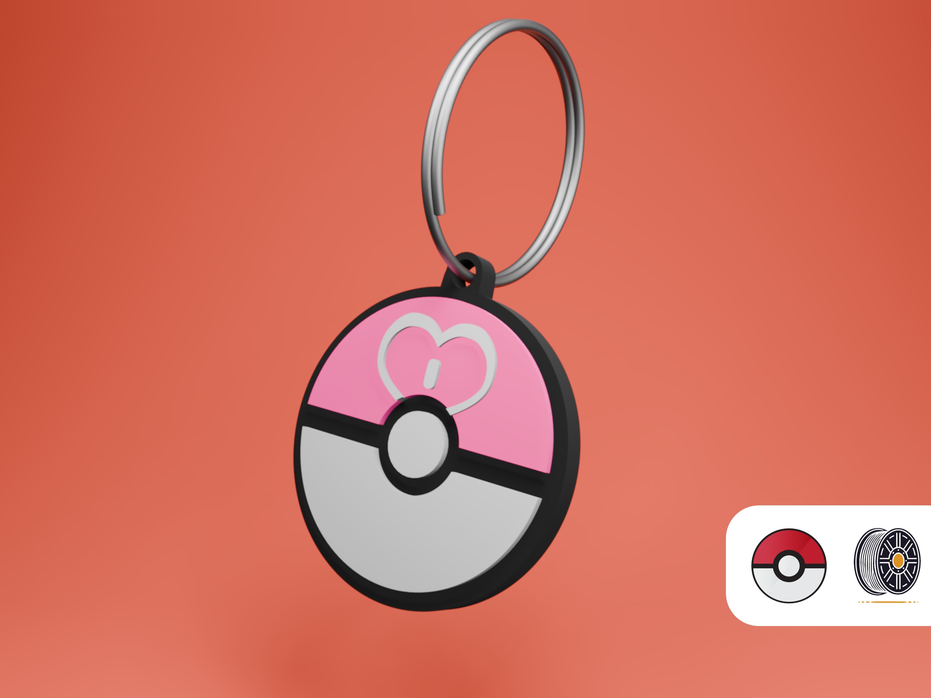 Love Ball | Pokemon Keychain Series