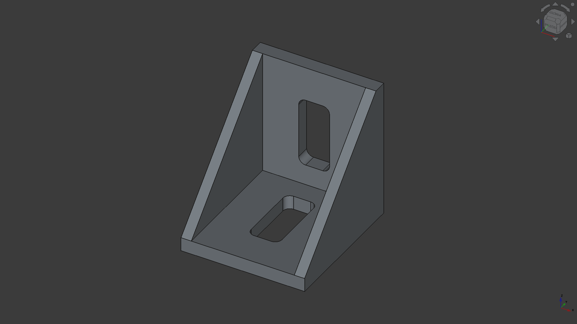 Angle bracket for 4040 profile ver. 3