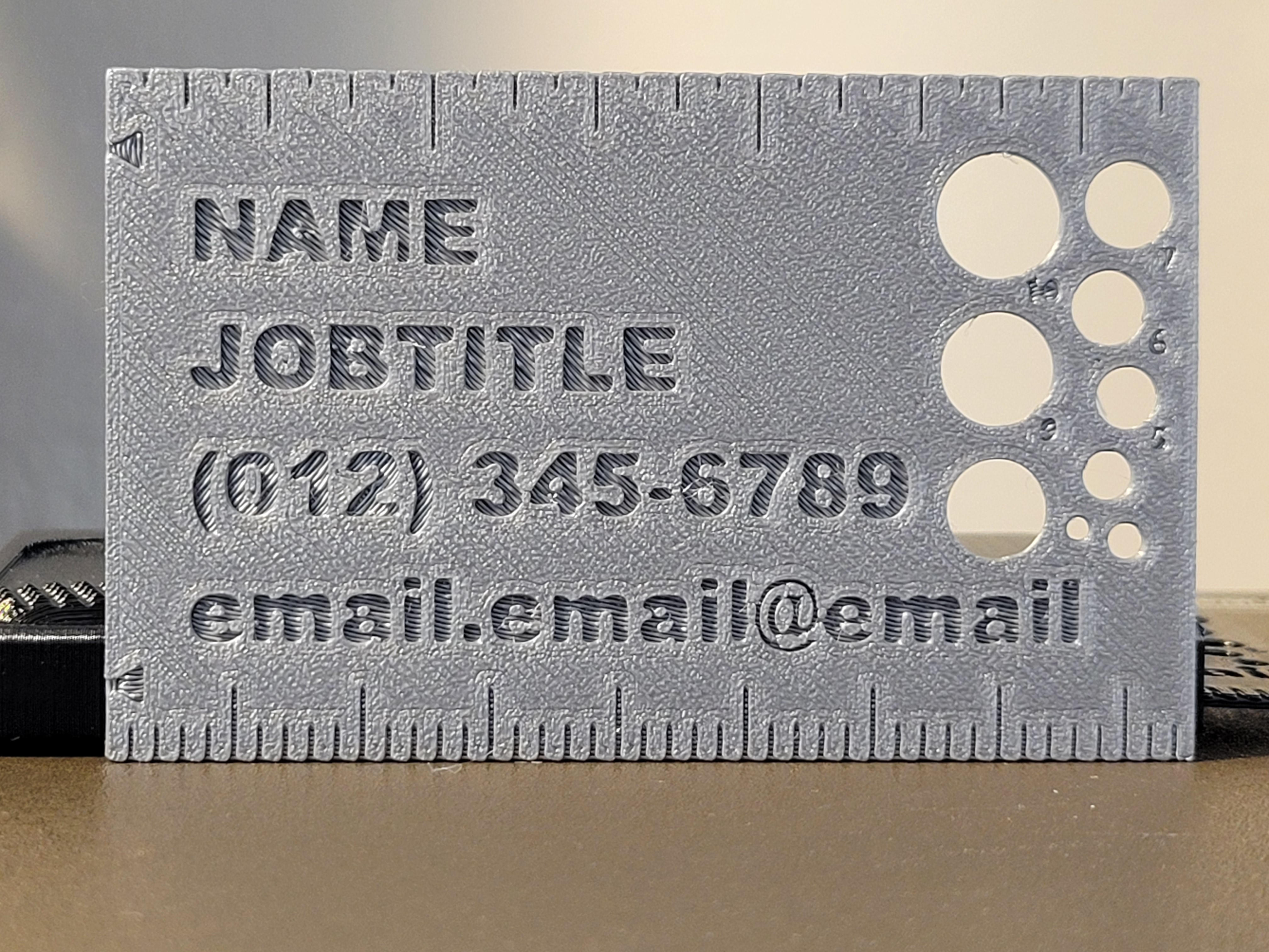 3D Printed Business Cards