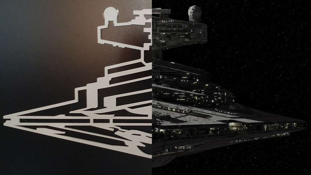 Star Wars - Star Destroyer Wall Decoration